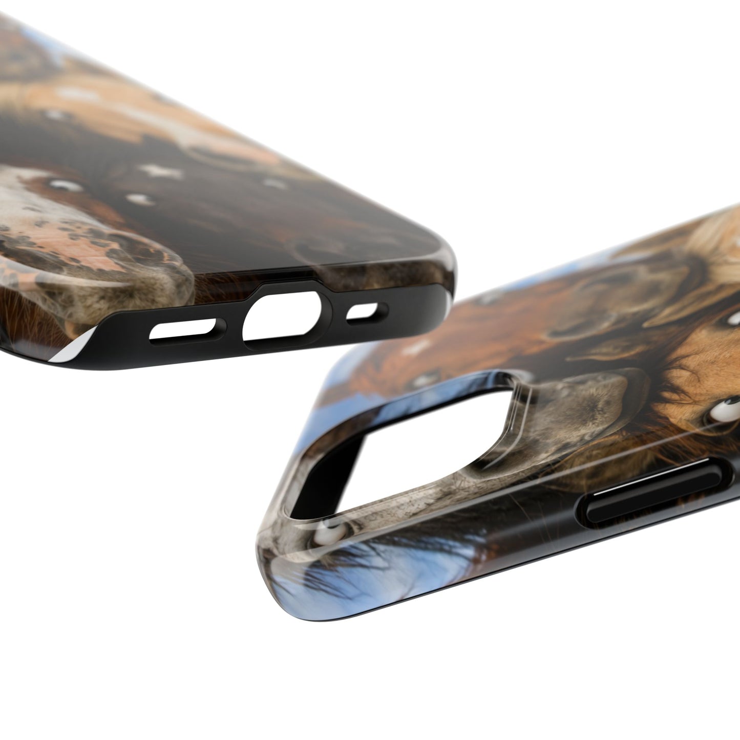 Horse Herd Phone Case — Funny Goofy Horses Tough Protective Cover