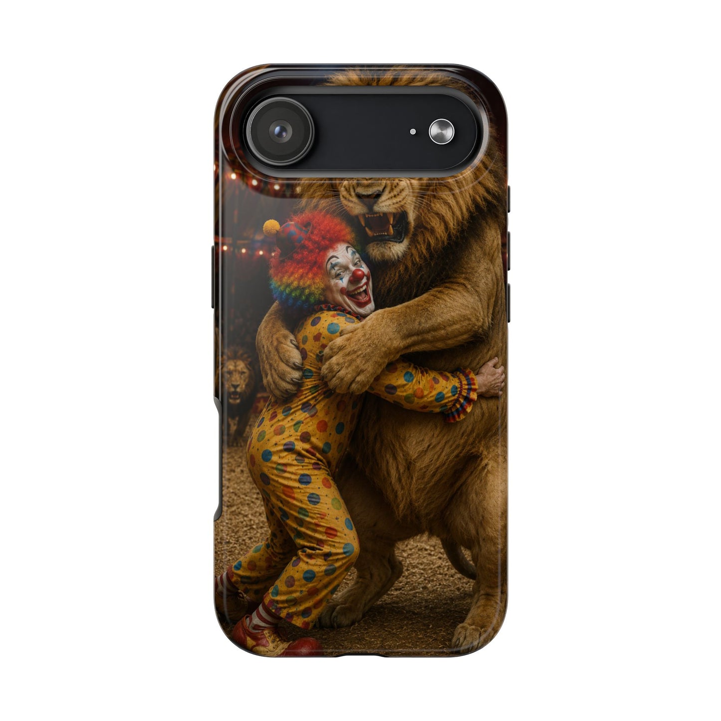 Phone Case — Lion Embrace Clown Tough Protective Case