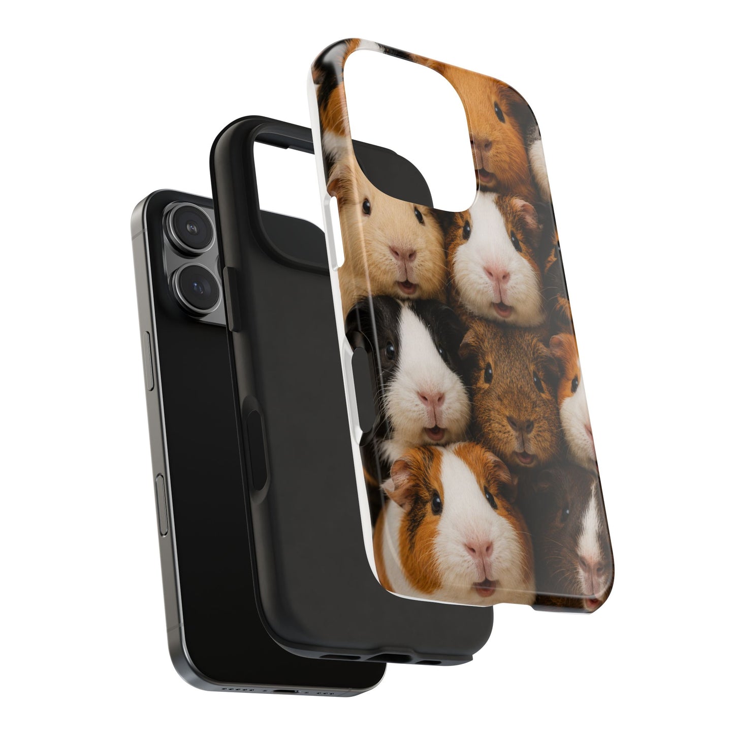 Guinea Pig Collage Tough Phone Case — Cute Small Pet Protective Phone Cover
