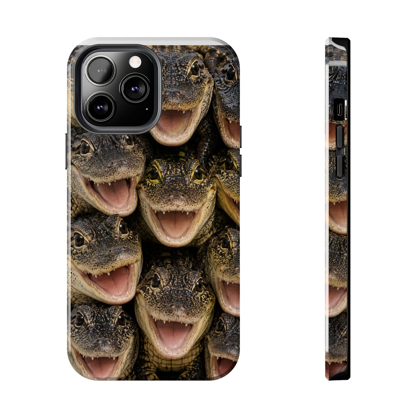 Alligator Smile Tough Phone Case — Funny Gator Print Protective Phone Cover