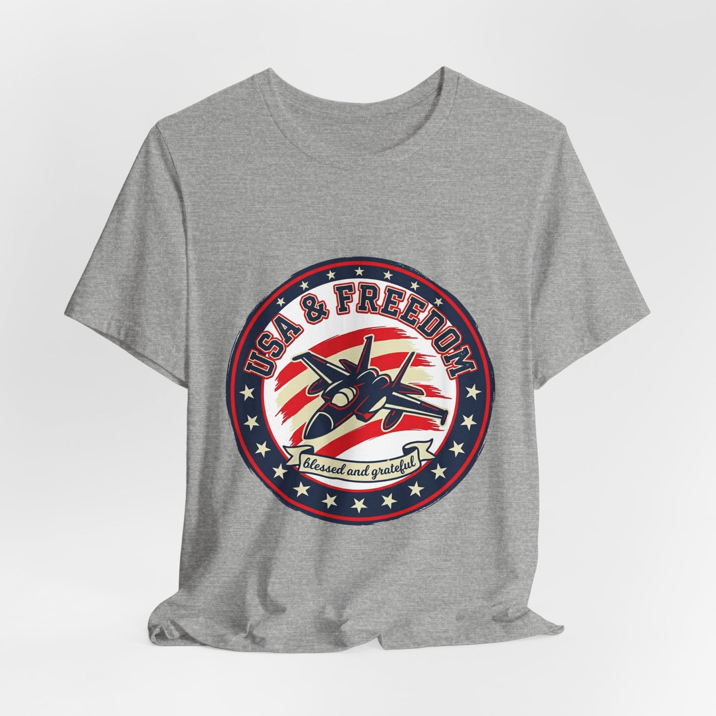 USA & Freedom T-Shirt | faith-based patriotic, vintage Americana