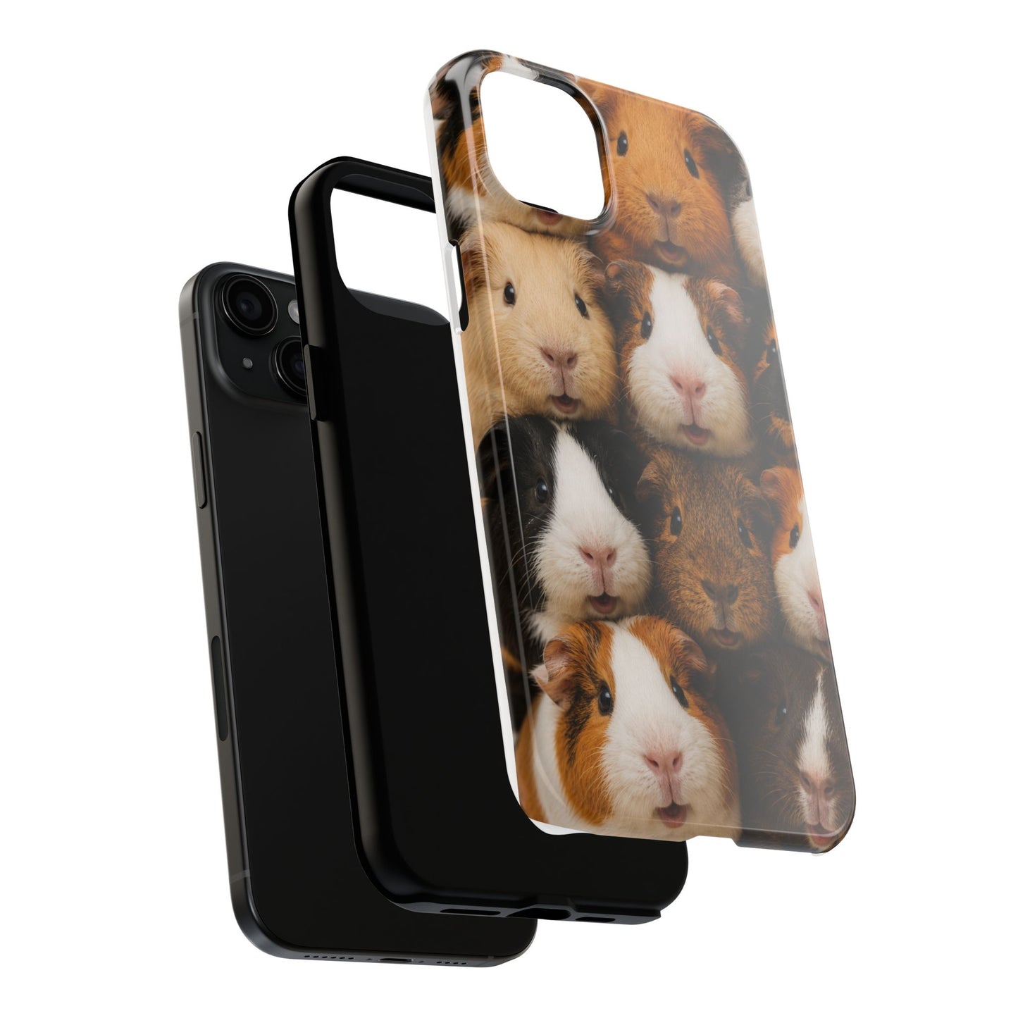 Guinea Pig Collage Tough Phone Case — Cute Small Pet Protective Phone Cover