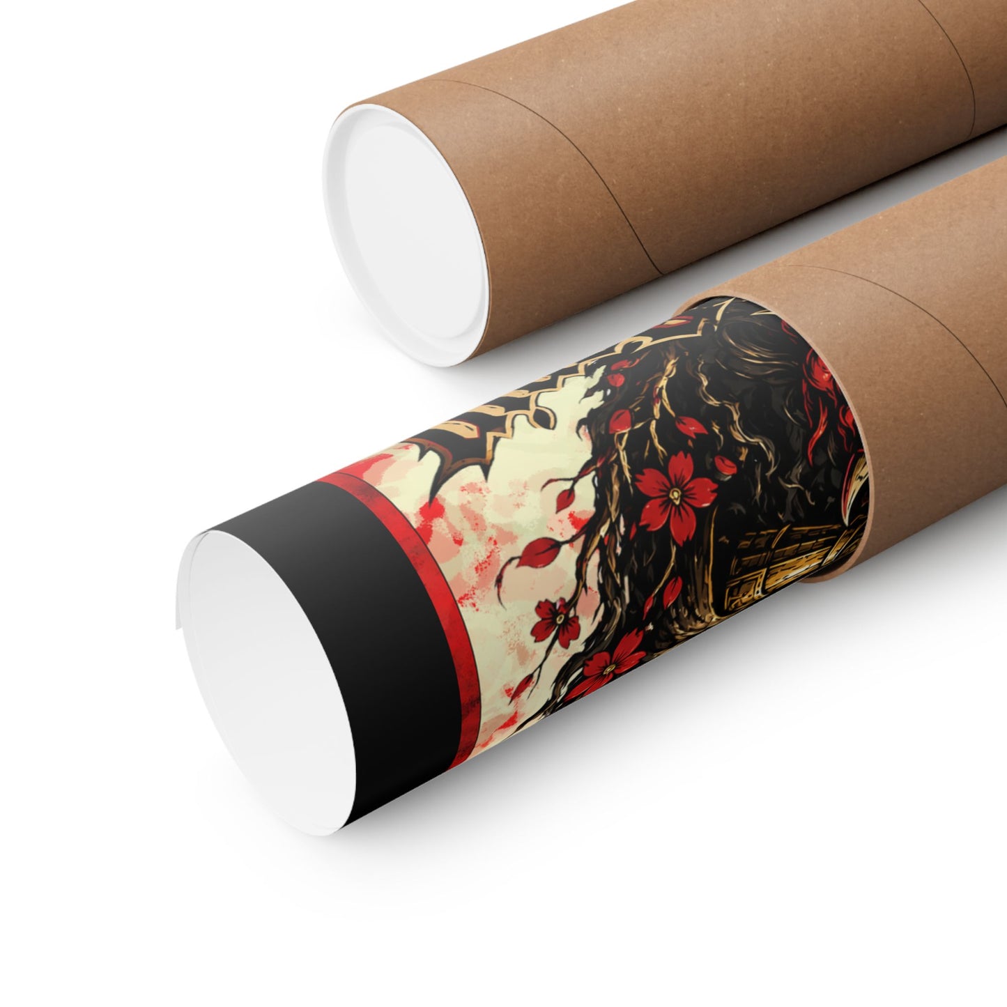 Samurai Wrath Poster — 'Wrath of the Ronin' Matte Vertical Art Print