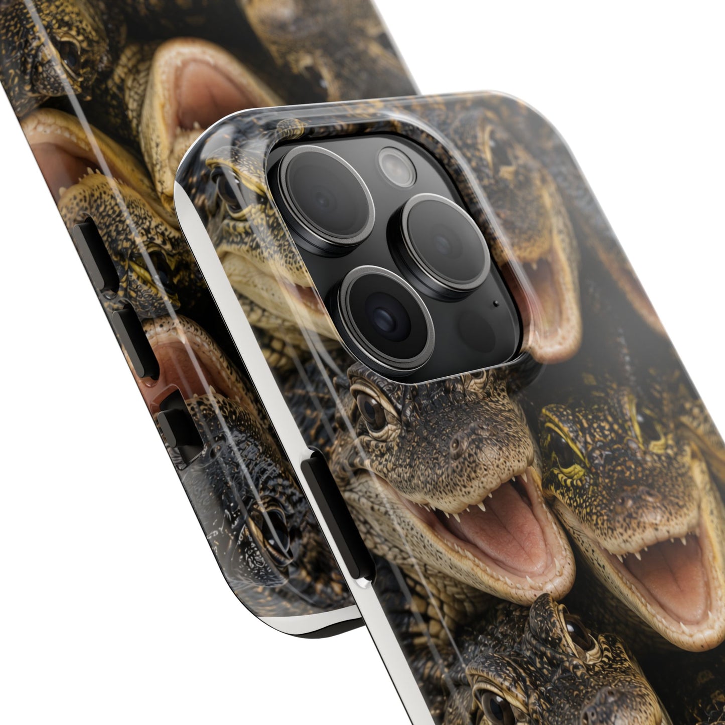 Alligator Smile Tough Phone Case — Funny Gator Print Protective Phone Cover