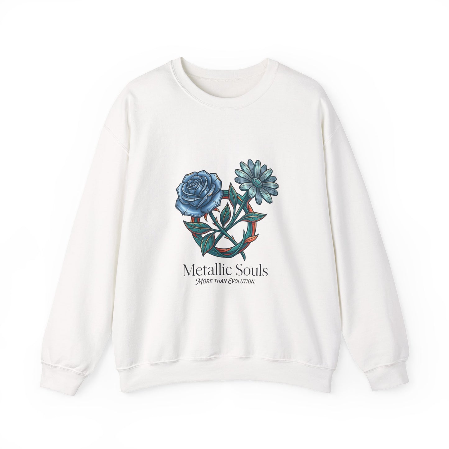 Birth Flower Crewneck Sweatshirt | Botanical Watercolor, Personalized Name