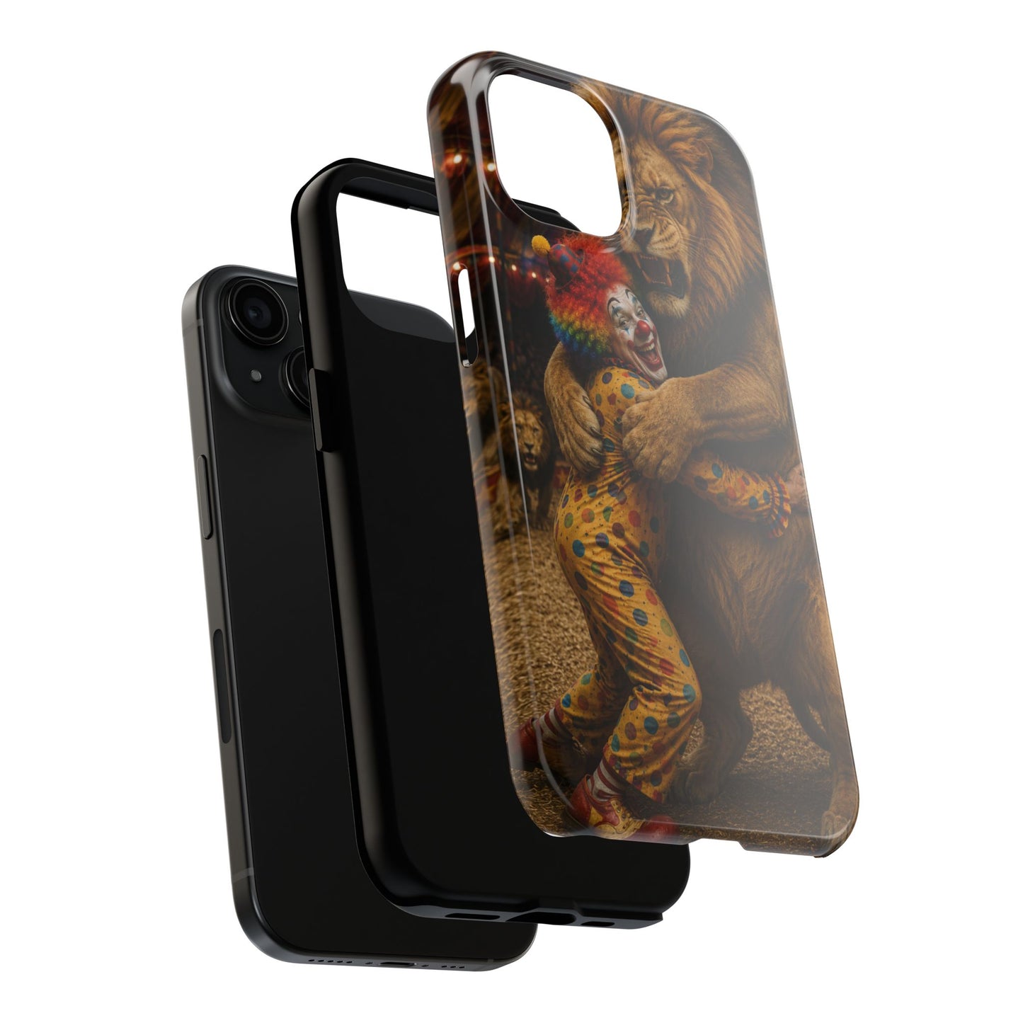 Phone Case — Lion Embrace Clown Tough Protective Case