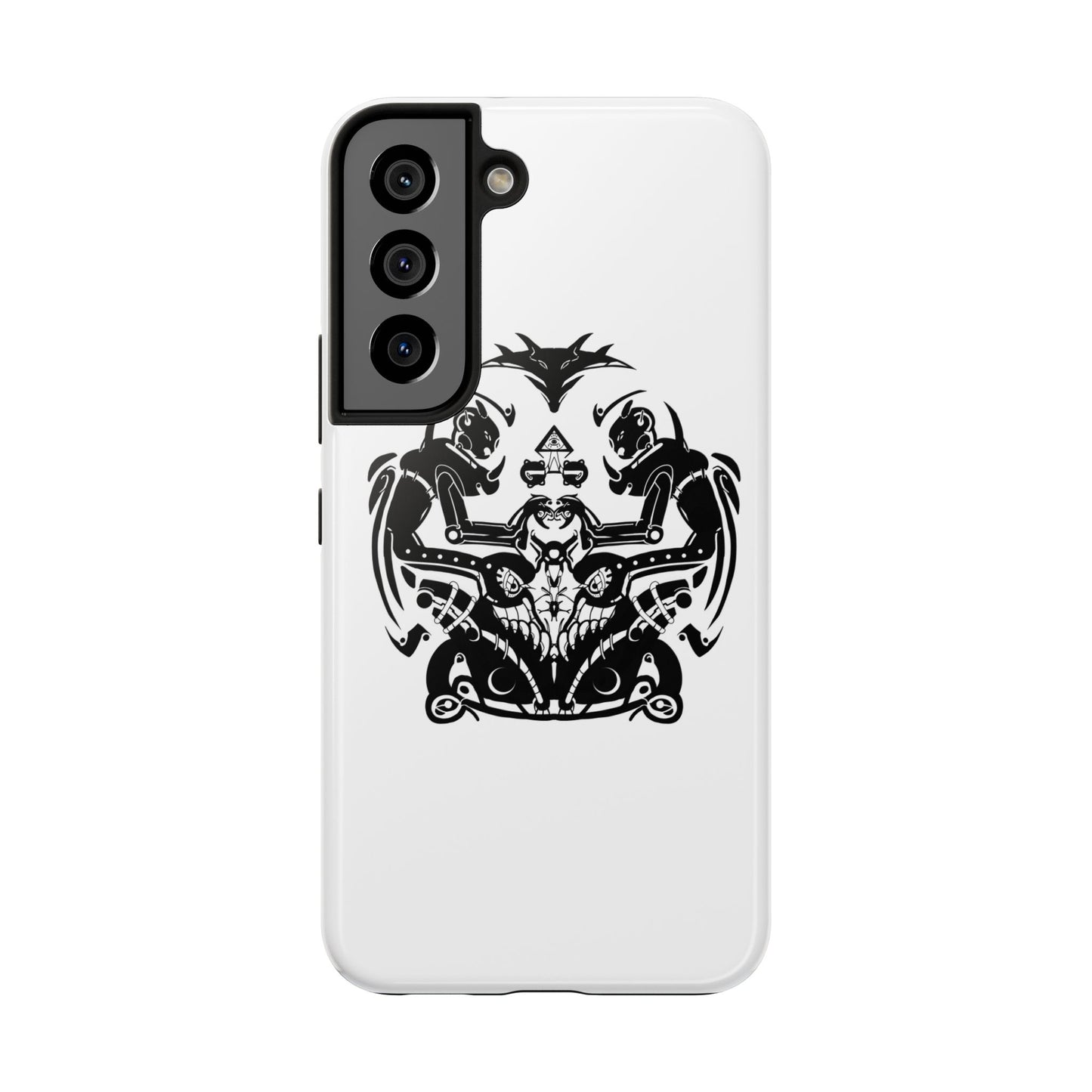 Viking Knotwork Tough Phone Case — Norse Warrior Tribal Design