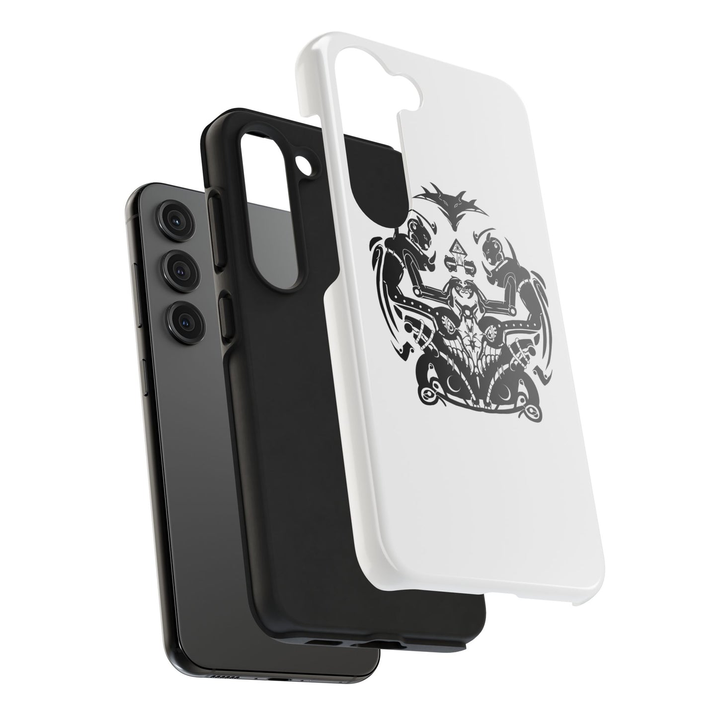 Viking Knotwork Tough Phone Case — Norse Warrior Tribal Design