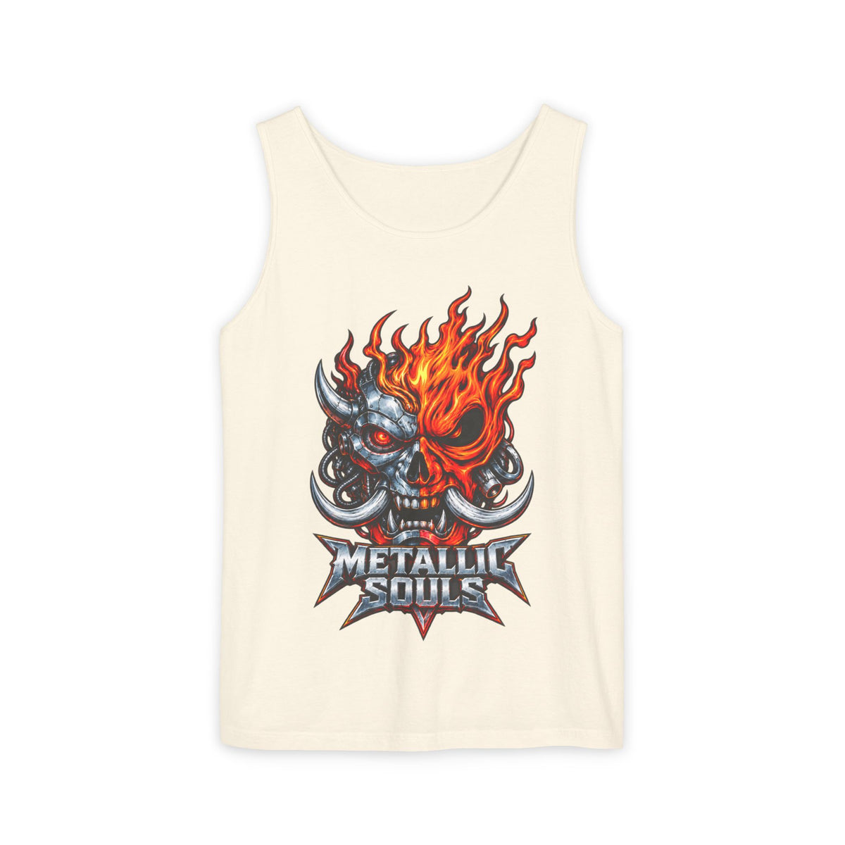Flaming Skull "Metallic Souls" Tank Top