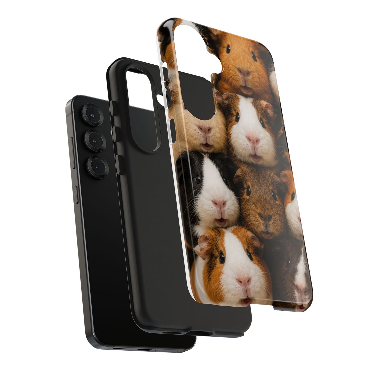 Guinea Pig Collage Tough Phone Case — Cute Small Pet Protective Phone Cover