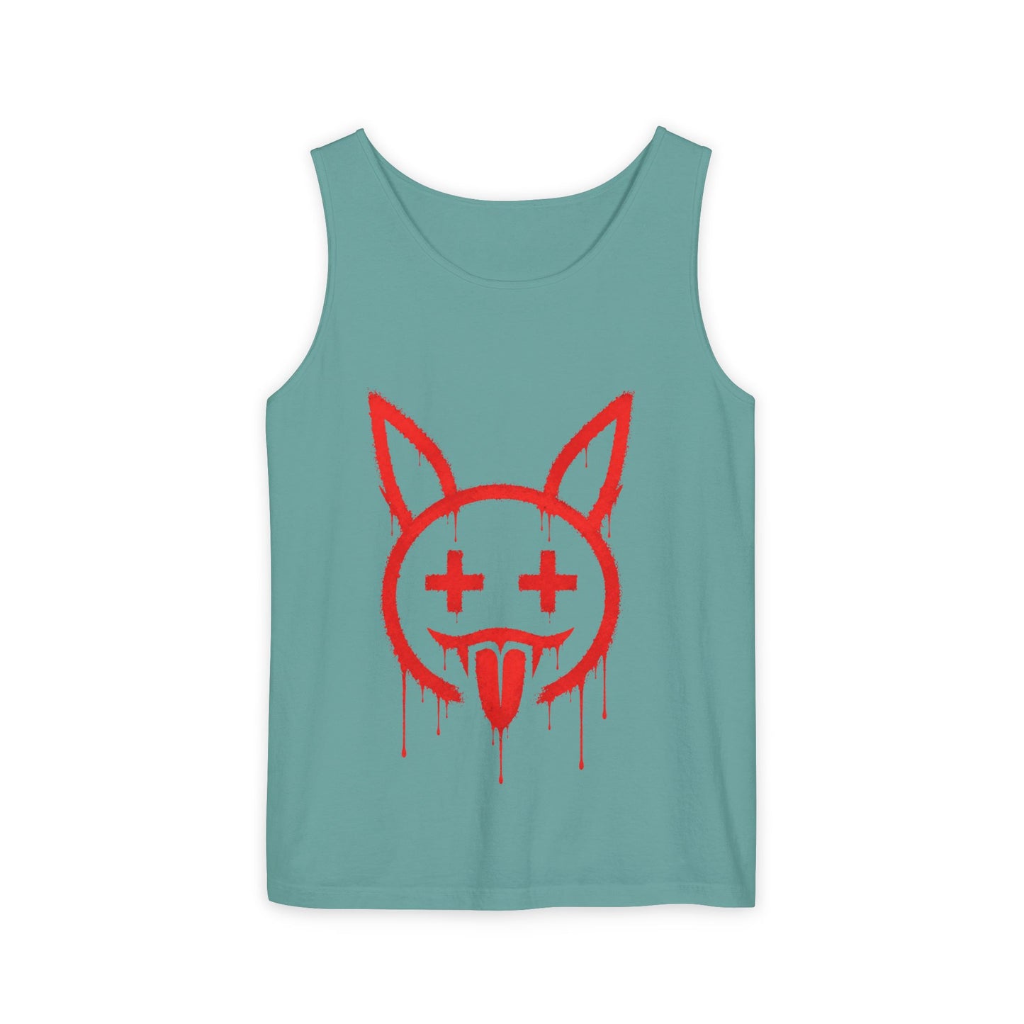 Metallic Souls Graffiti Bunny Streetwear Graphic T-Shirt