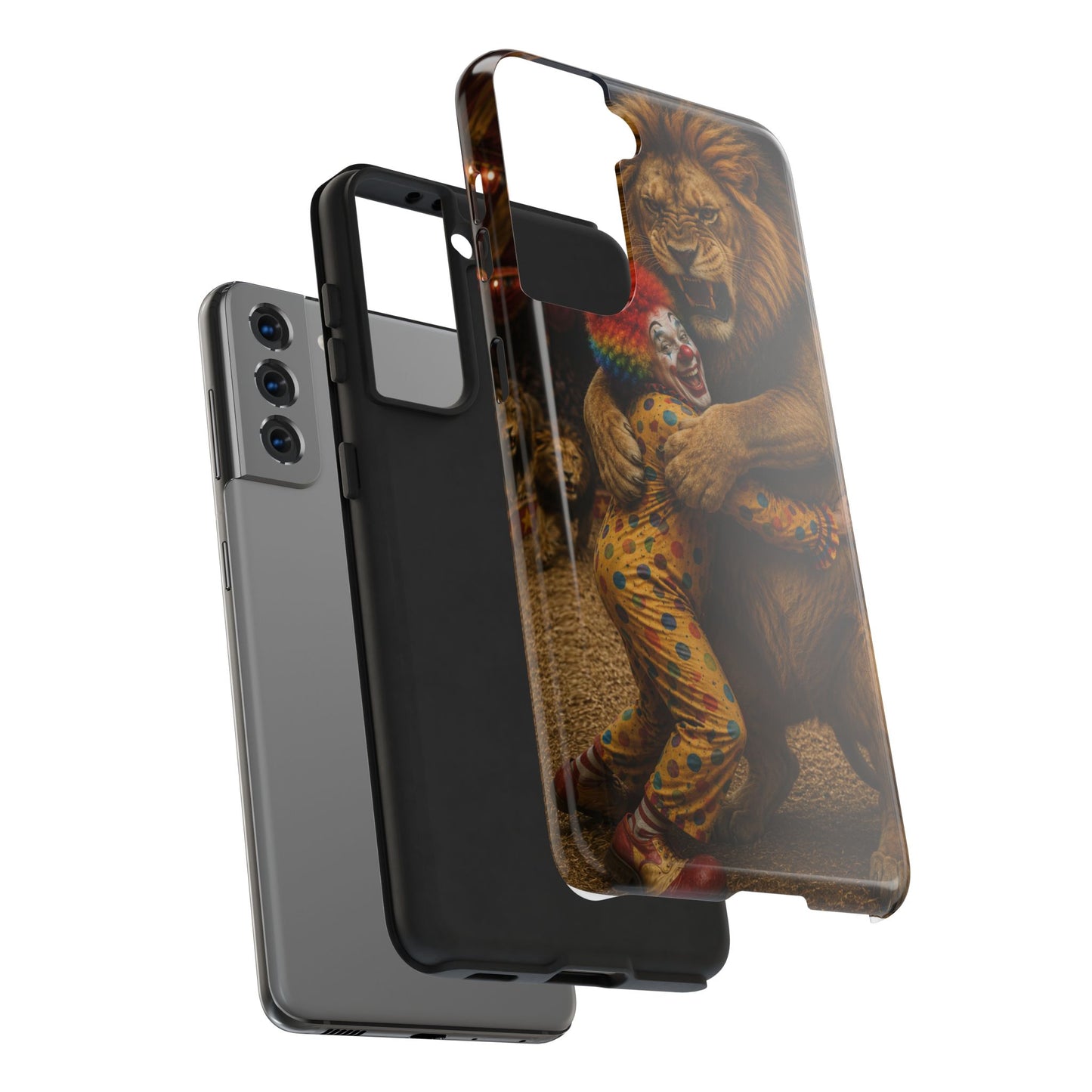 Phone Case — Lion Embrace Clown Tough Protective Case