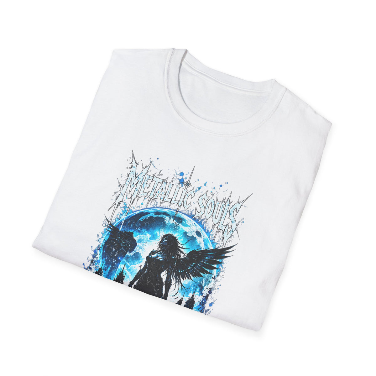 Mystical Blue Raven Forest T-Shirt