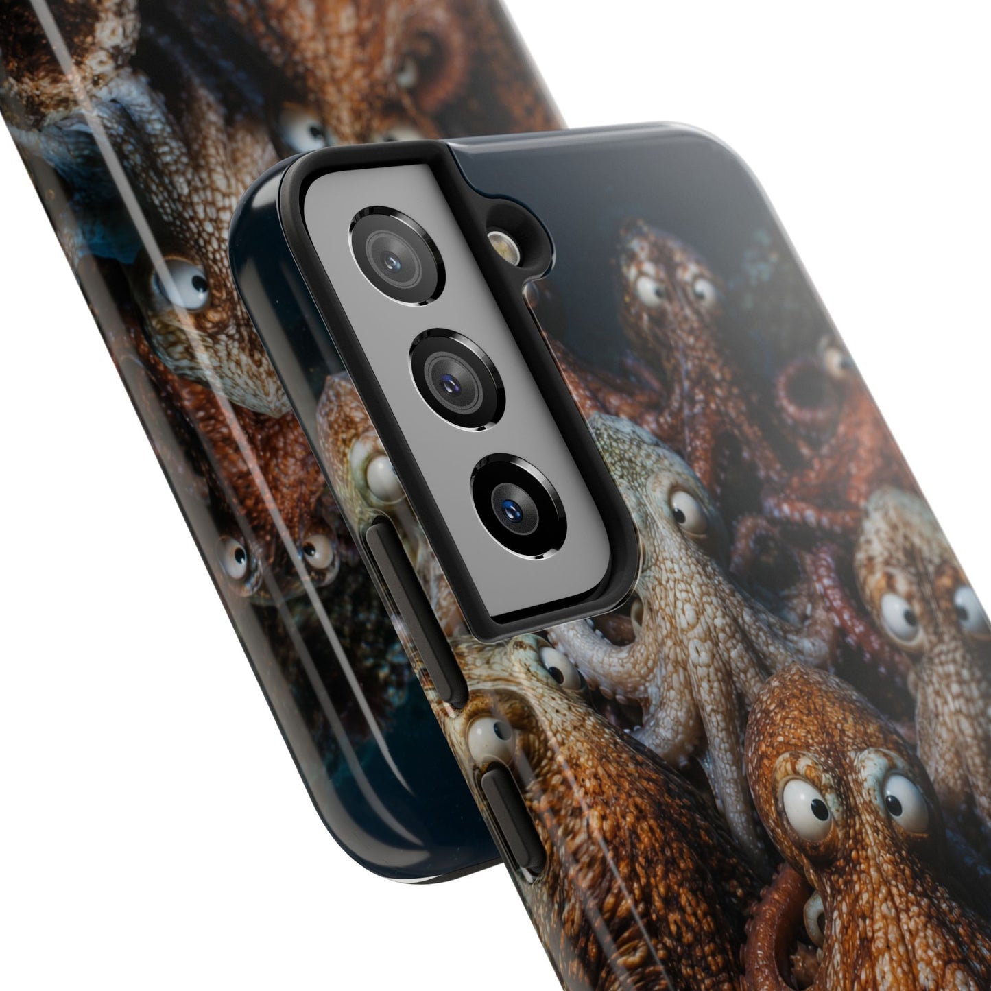 Octopus Cluster Tough Phone Case — Cute Underwater Sea Creature Protection