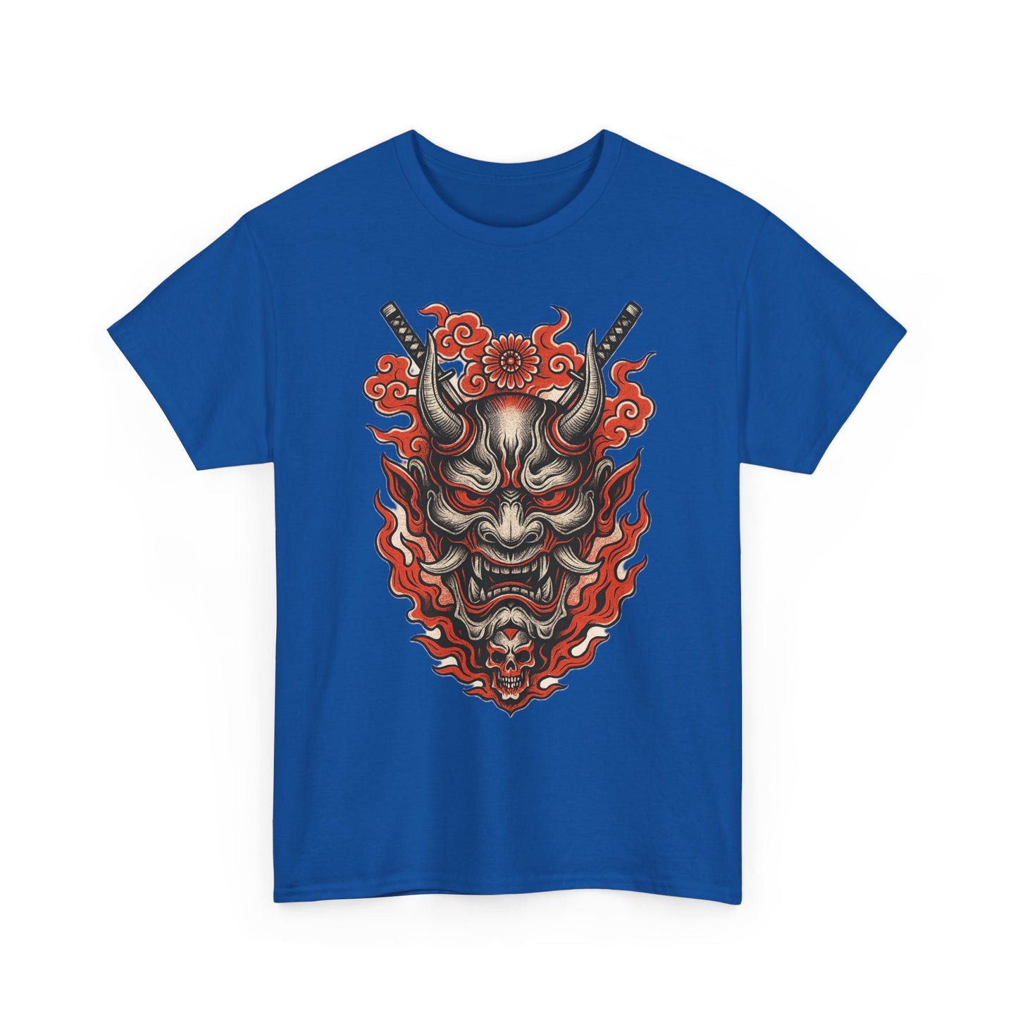 Hannya Demon Mask T-Shirt — Japanese Oni Noh Mask Art Tee