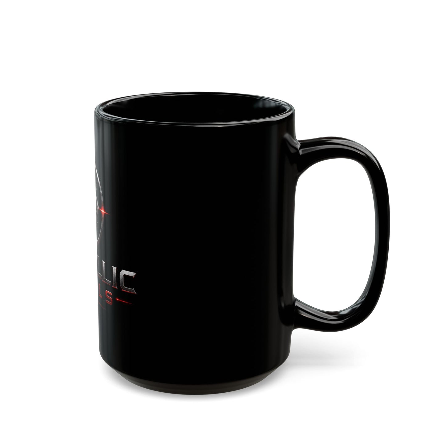 Metallic Souls Black Coffee Mug – Gamer Logo 11oz/15oz