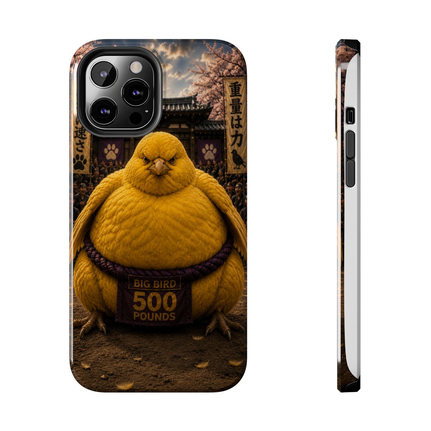 Big Bird Tough Phone Case - 500 Pounds Chubby Bird Protective Cover