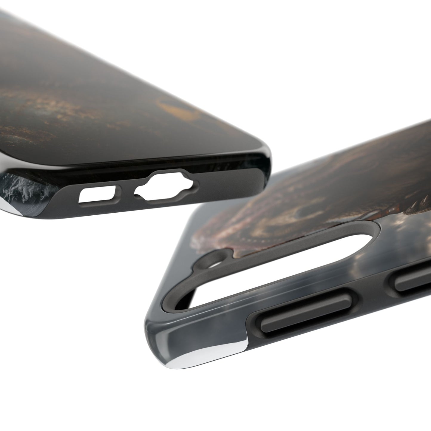 Tough Phone Case — Post‑Apocalyptic Bear with Octopus Helmet on Nuclear Bomb