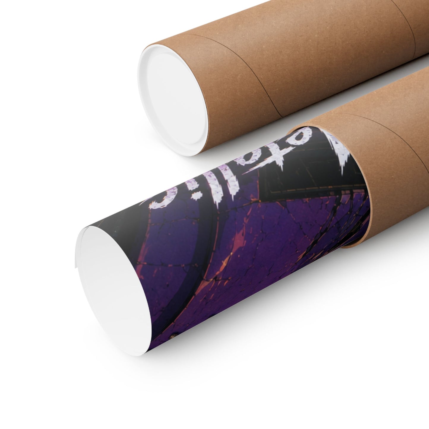 Metallic Souls Anime Poster — "Metallic Souls" Matte Vertical Art Print