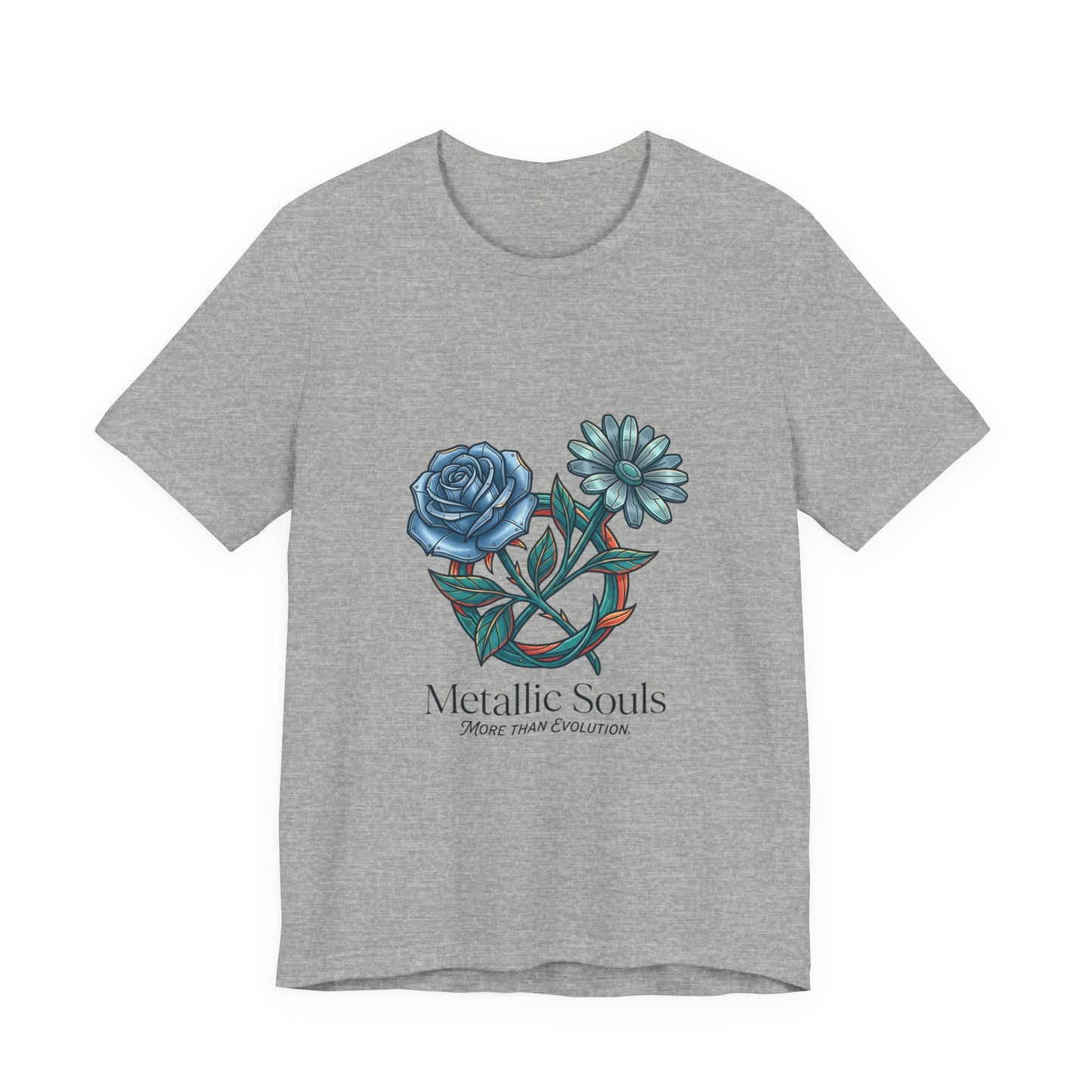 Birth Month Flower Tee | Botanical Watercolor Line Art, Personalized Name