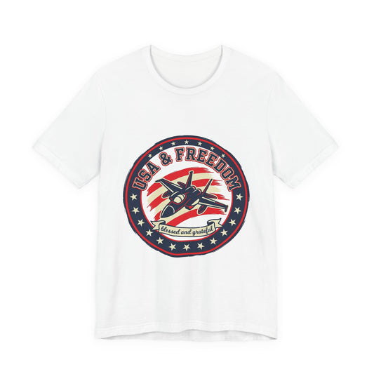 USA & Freedom T-Shirt | faith-based patriotic, vintage Americana