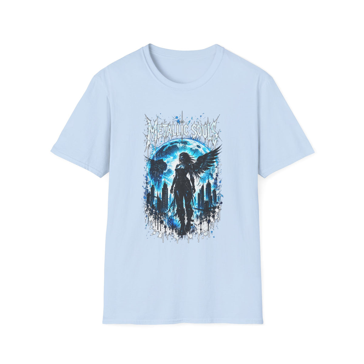 Mystical Blue Raven Forest T-Shirt