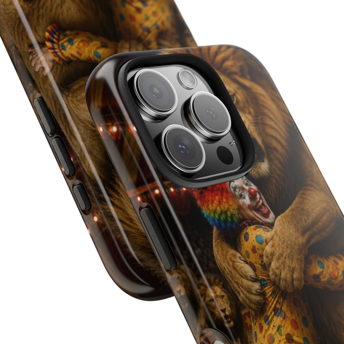Phone Case — Lion Embrace Clown Tough Protective Case