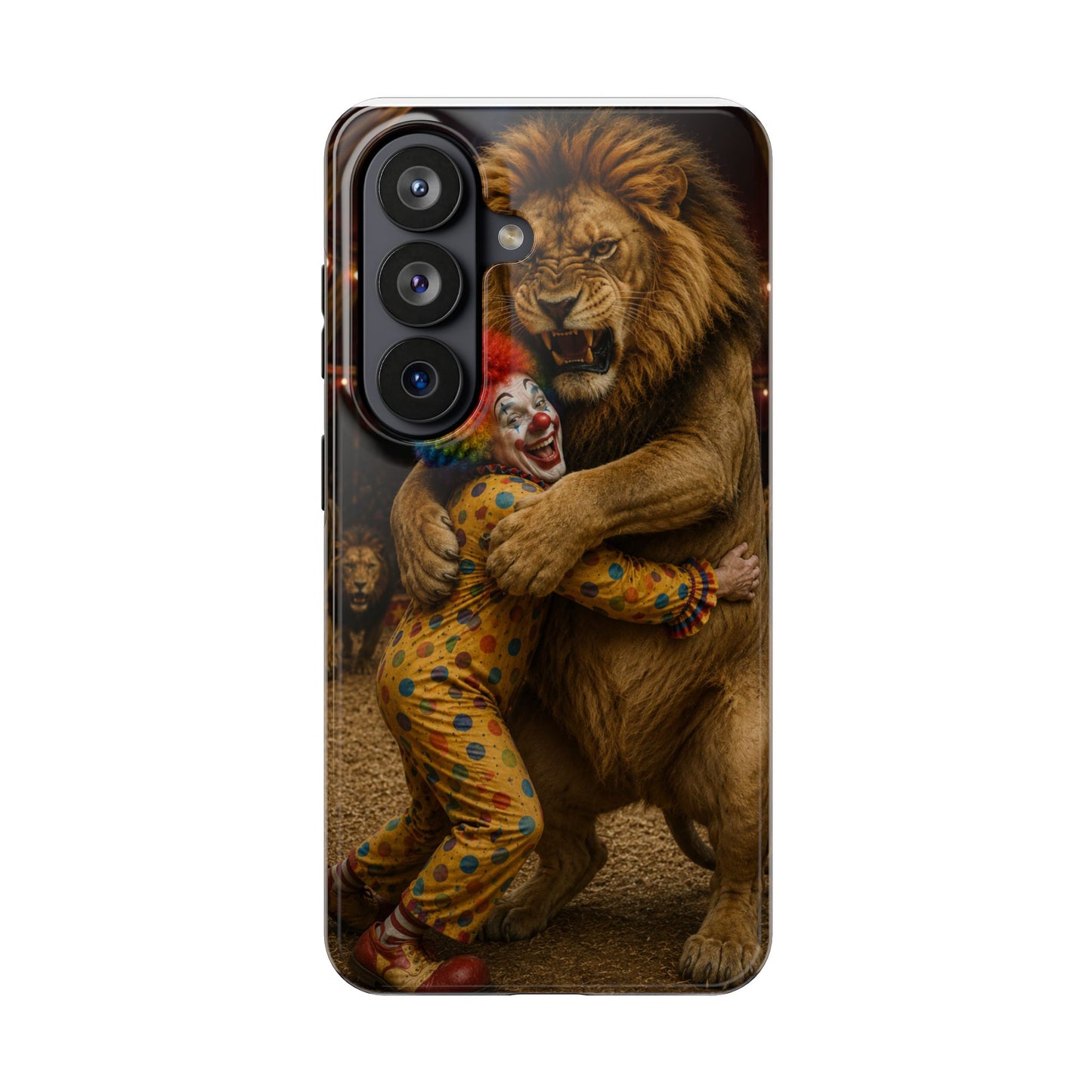 Phone Case — Lion Embrace Clown Tough Protective Case