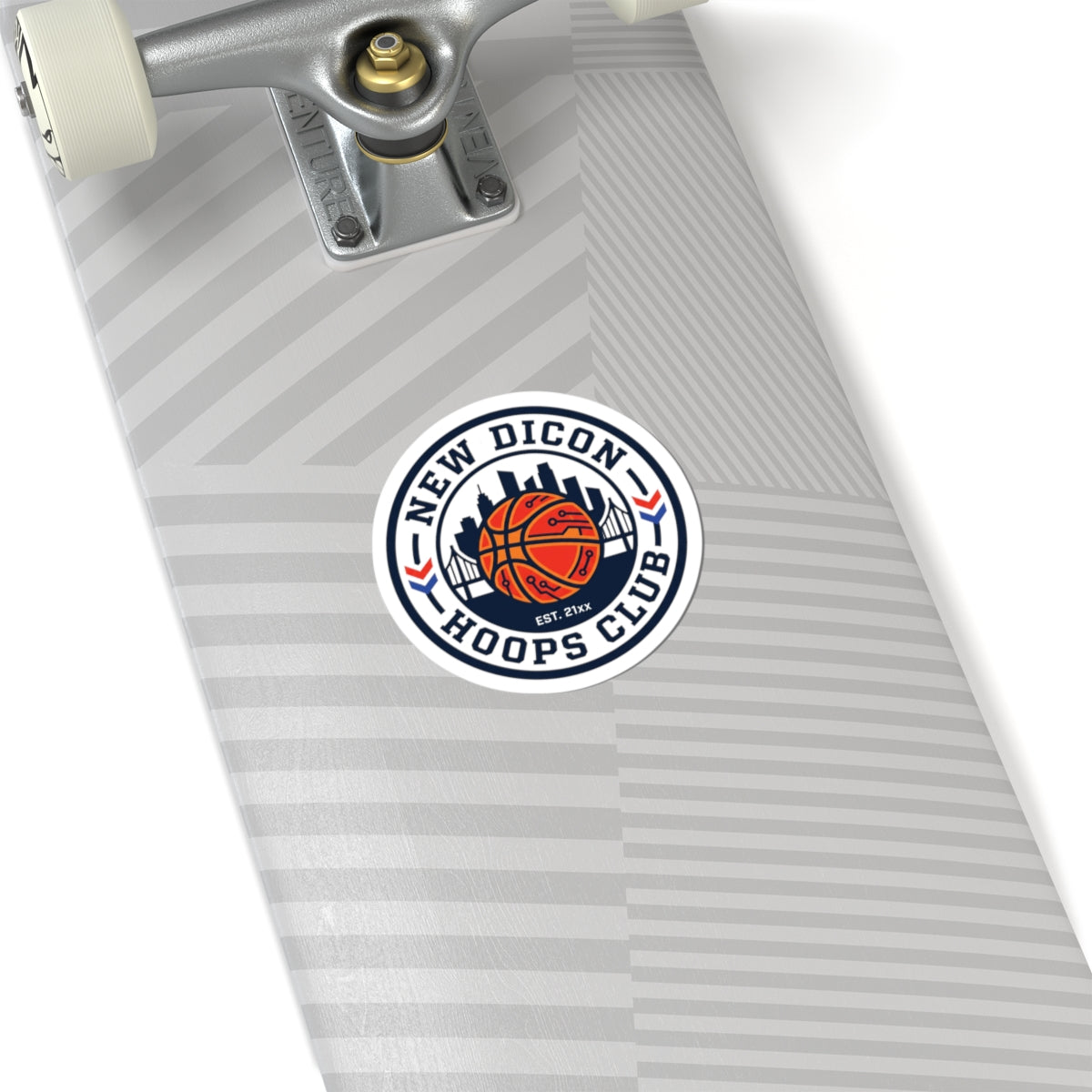 City Hoops Club Kiss-Cut Stickers | varsity basketball, streetwear