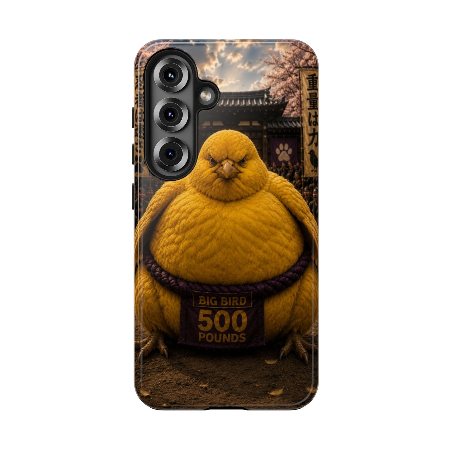 Big Bird Tough Phone Case - 500 Pounds Chubby Bird Protective Cover