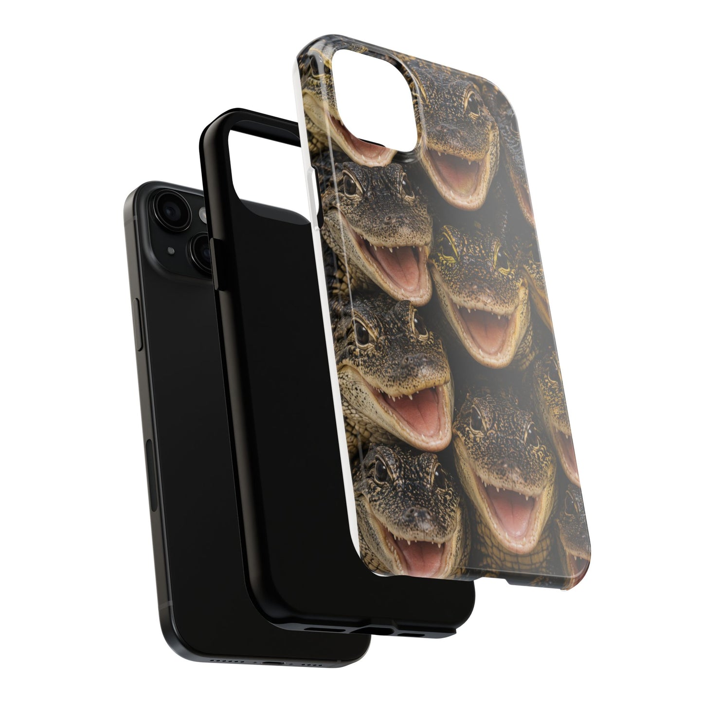 Alligator Smile Tough Phone Case — Funny Gator Print Protective Phone Cover
