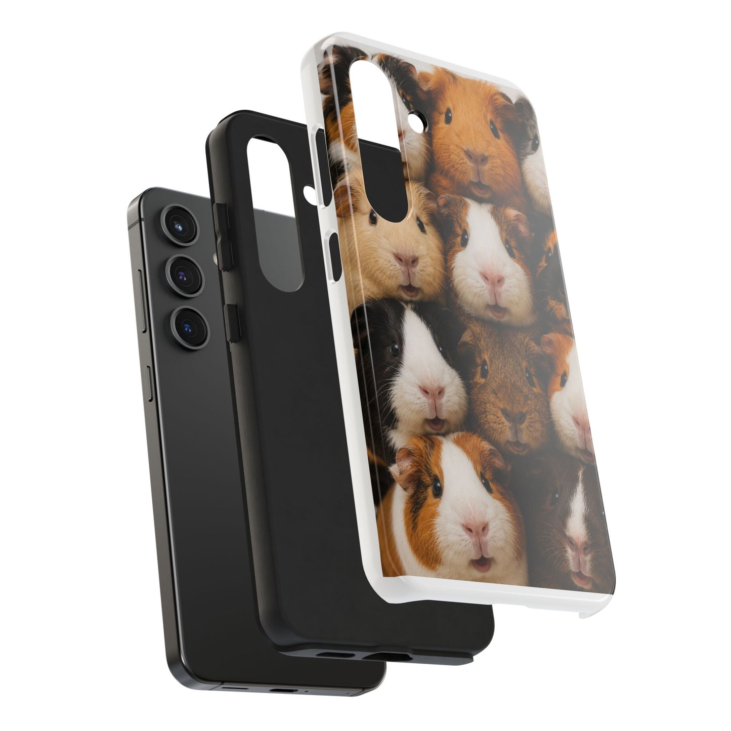 Guinea Pig Collage Tough Phone Case — Cute Small Pet Protective Phone Cover