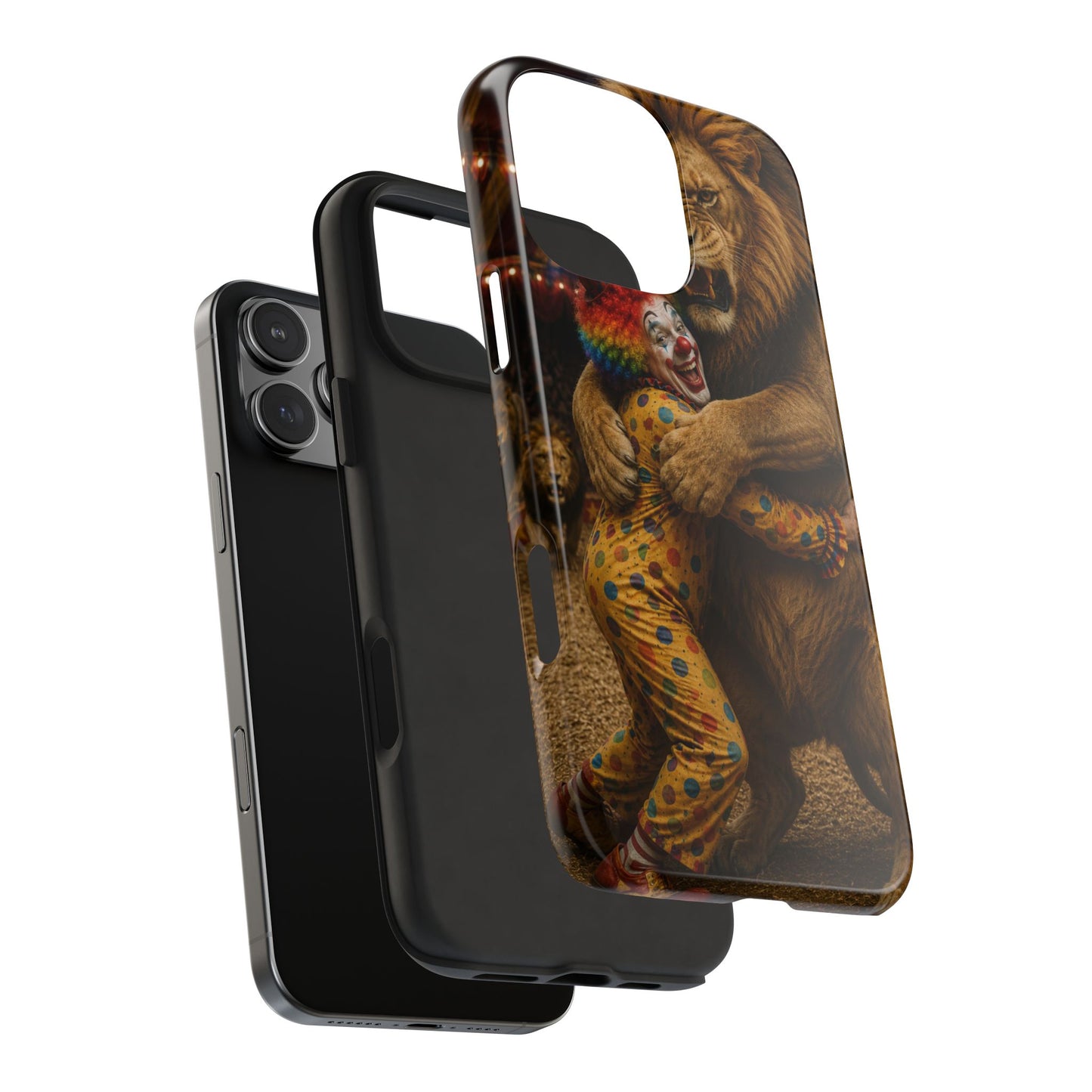 Phone Case — Lion Embrace Clown Tough Protective Case