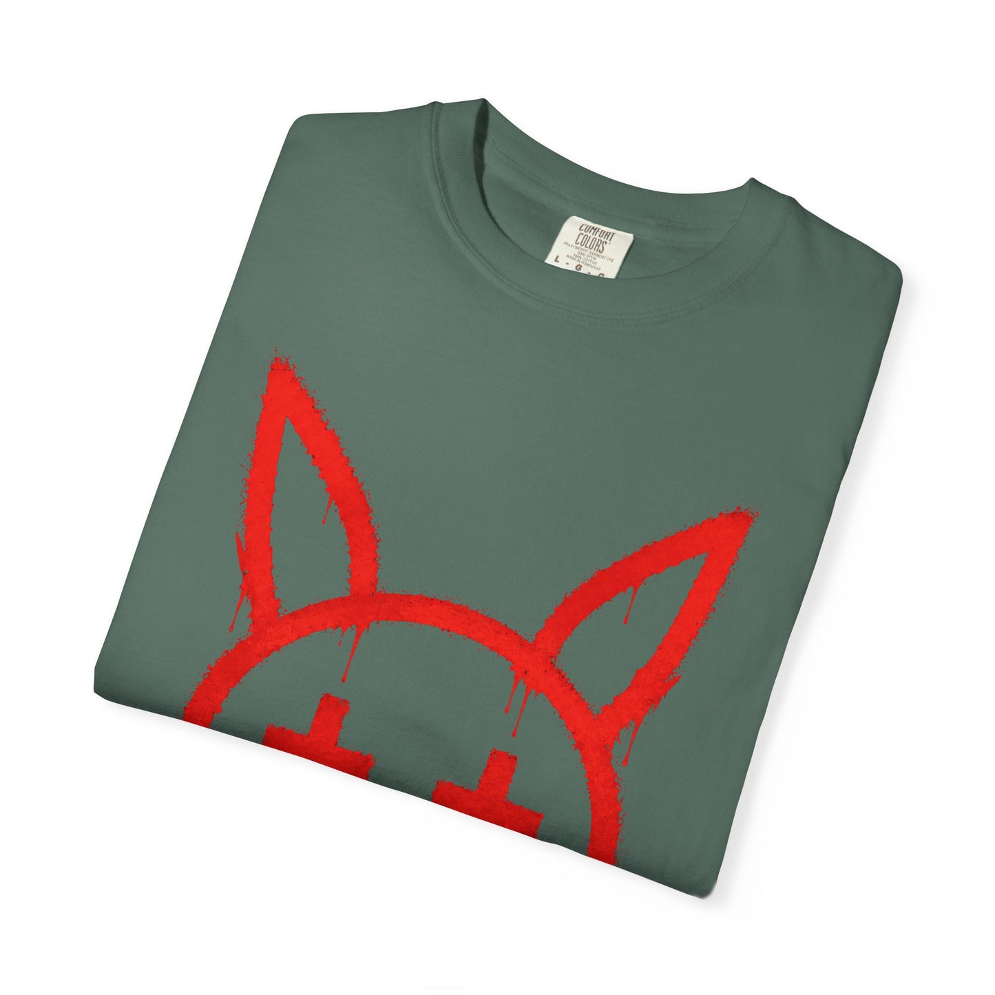 Metallic Souls Graffiti Bunny Heavyweight Streetwear T-Shirt
