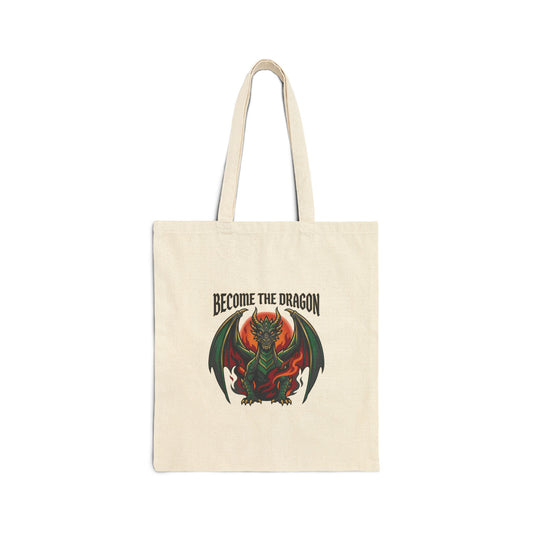Become the Dragon Tote | dragon fantasy art, tattoo style, dark academia