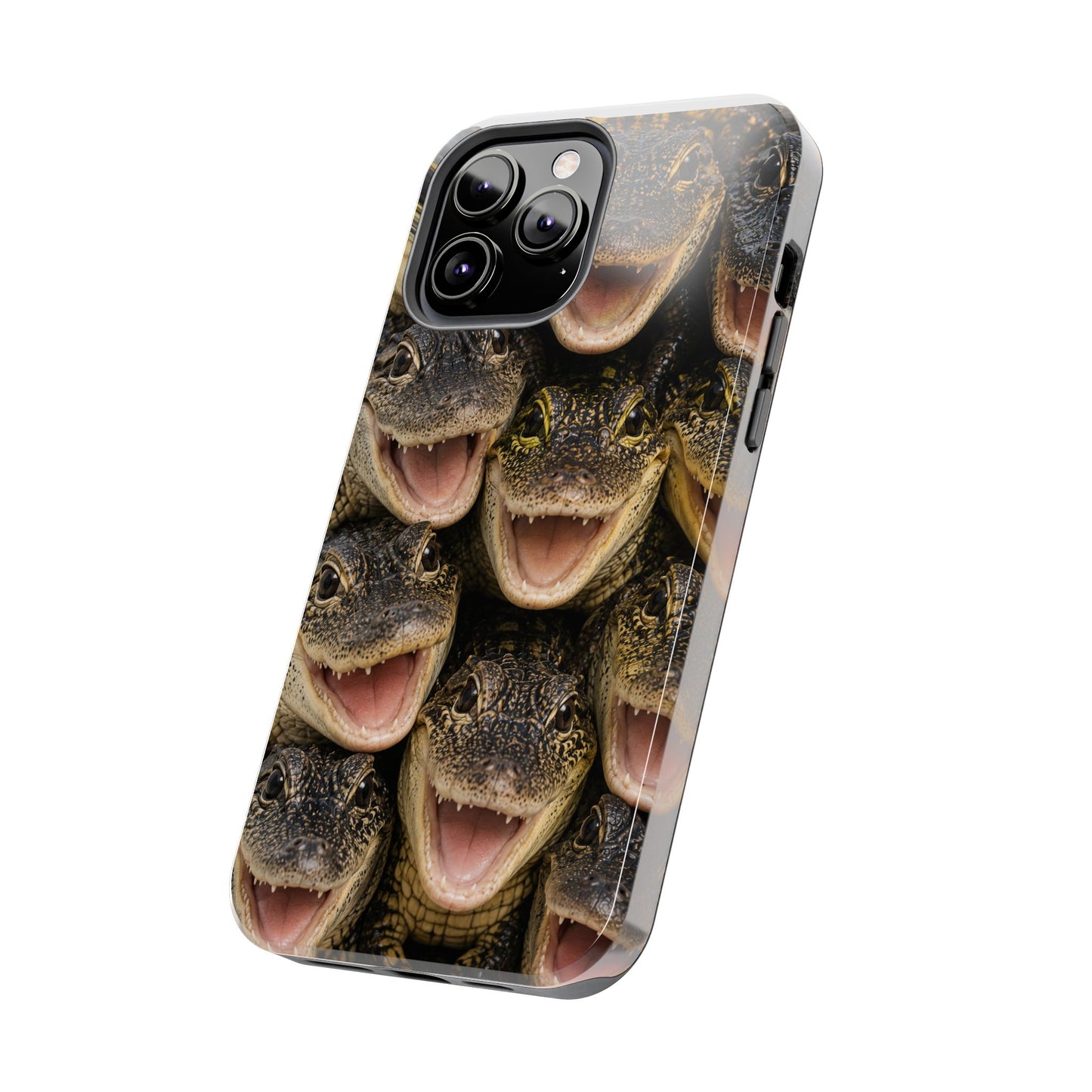 Alligator Smile Tough Phone Case — Funny Gator Print Protective Phone Cover