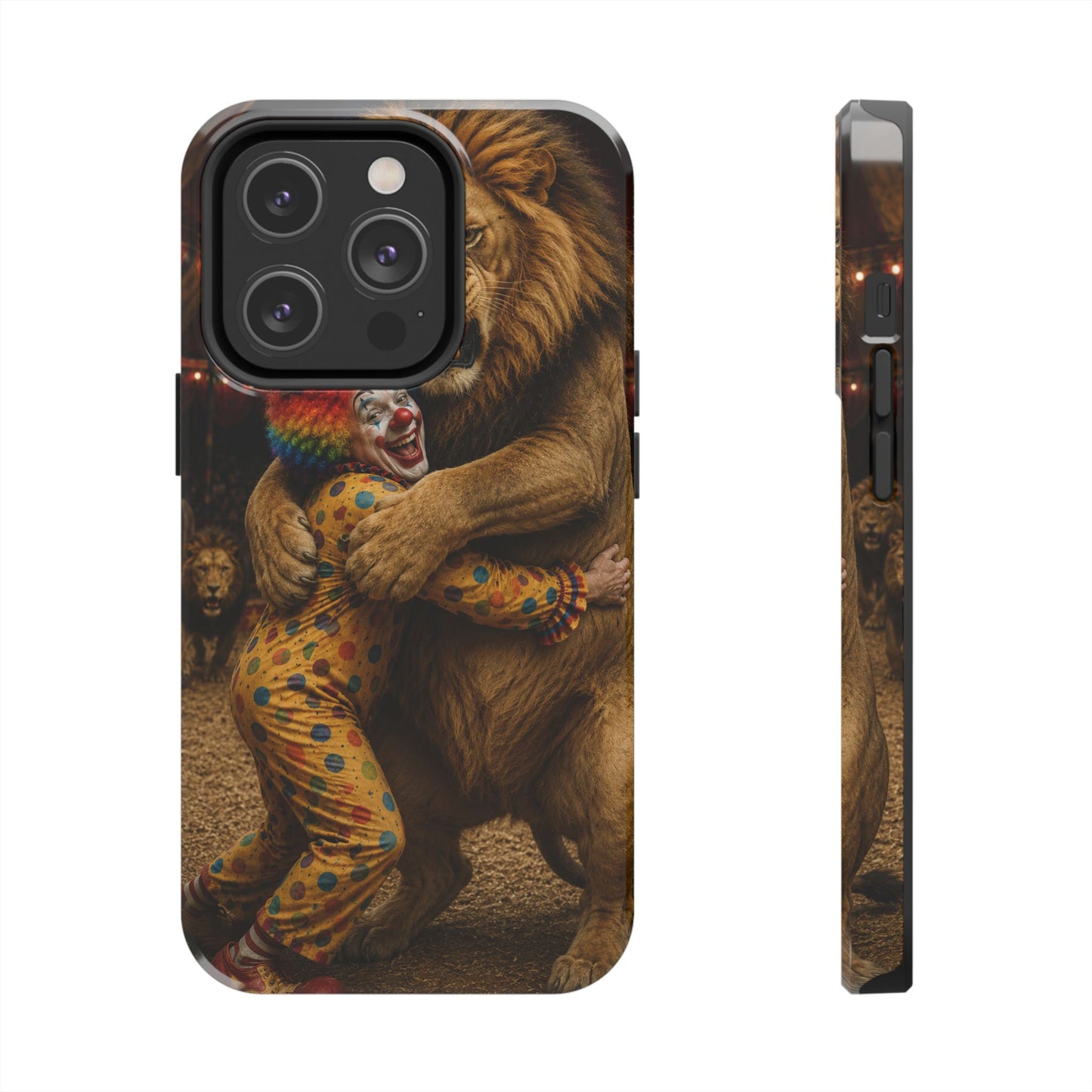 Phone Case — Lion Embrace Clown Tough Protective Case