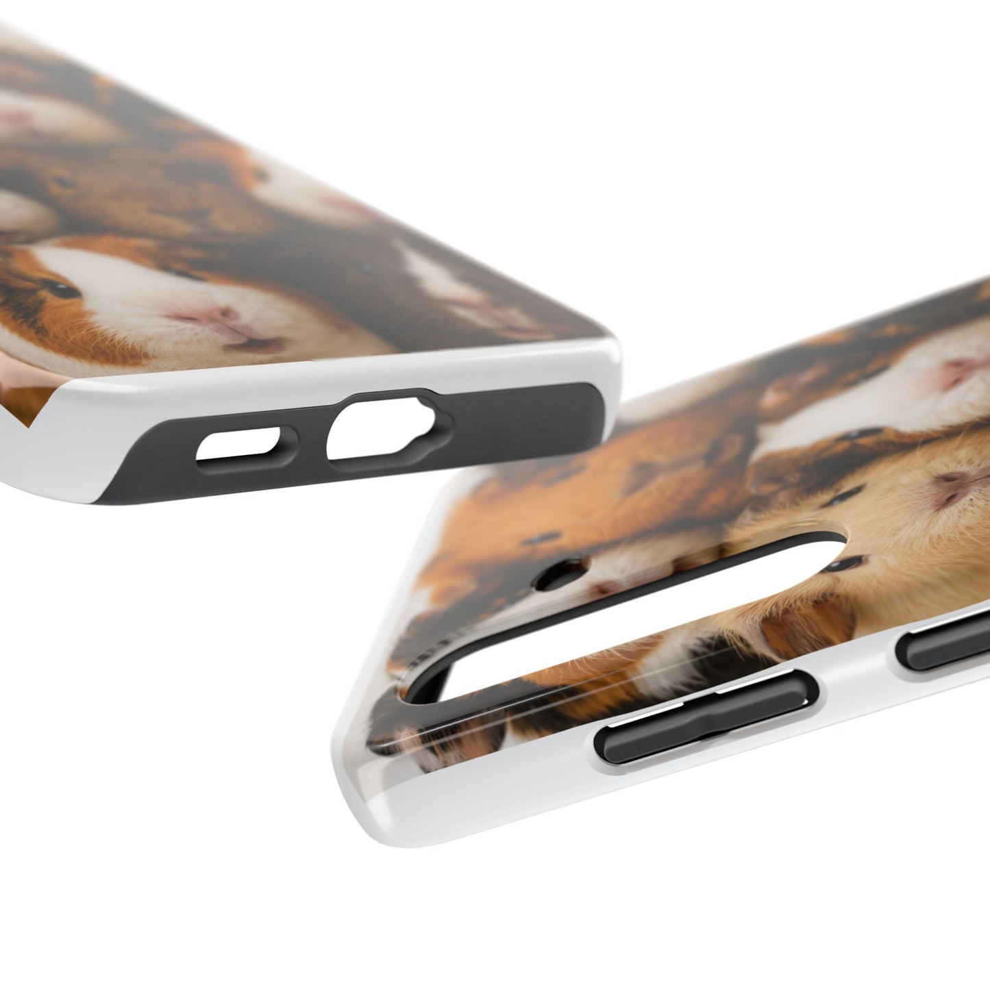 Guinea Pig Collage Tough Phone Case — Cute Small Pet Protective Phone Cover