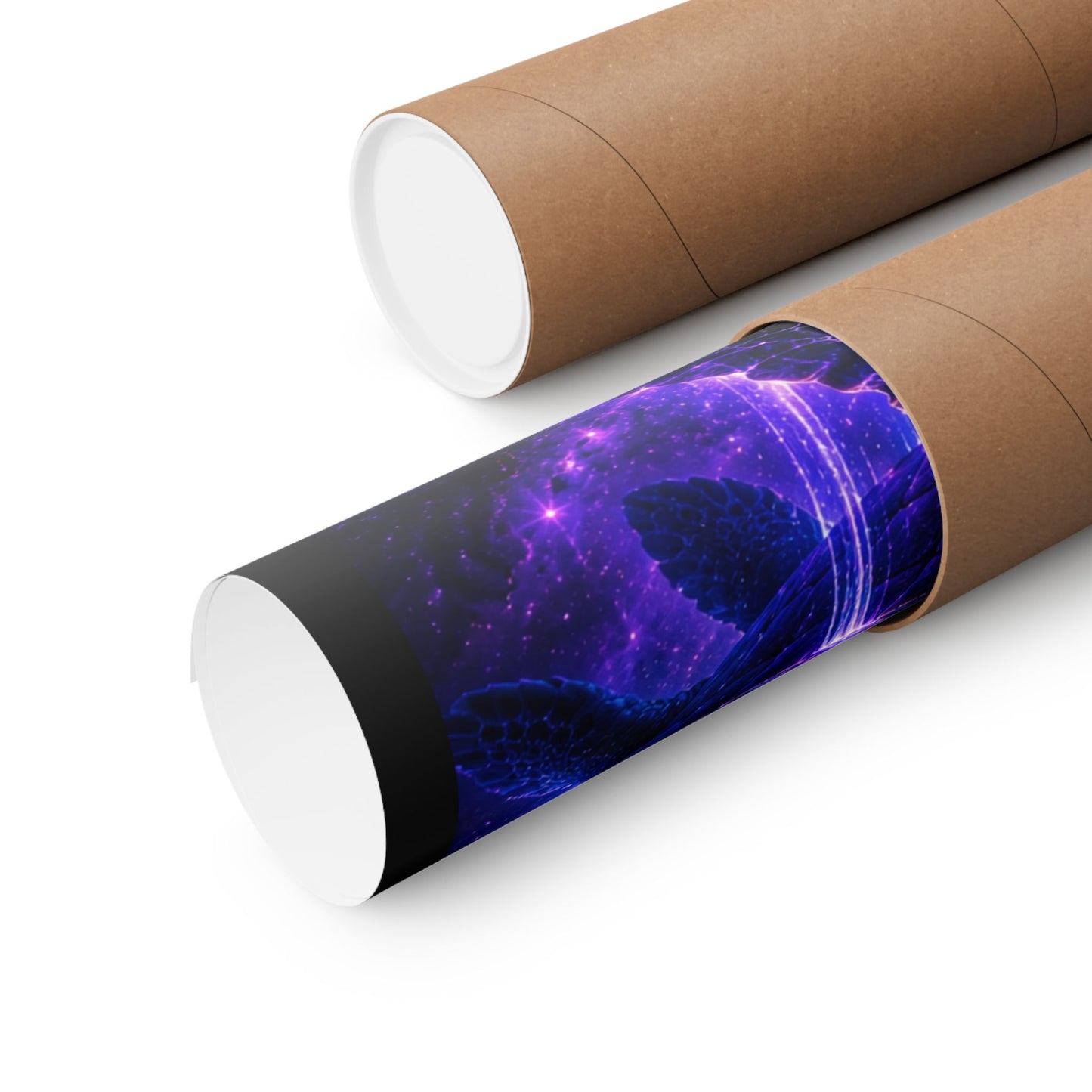 Cosmic Turtle Poster — Mystic Tree on Turtle Shell Matte Vertical Wall Art