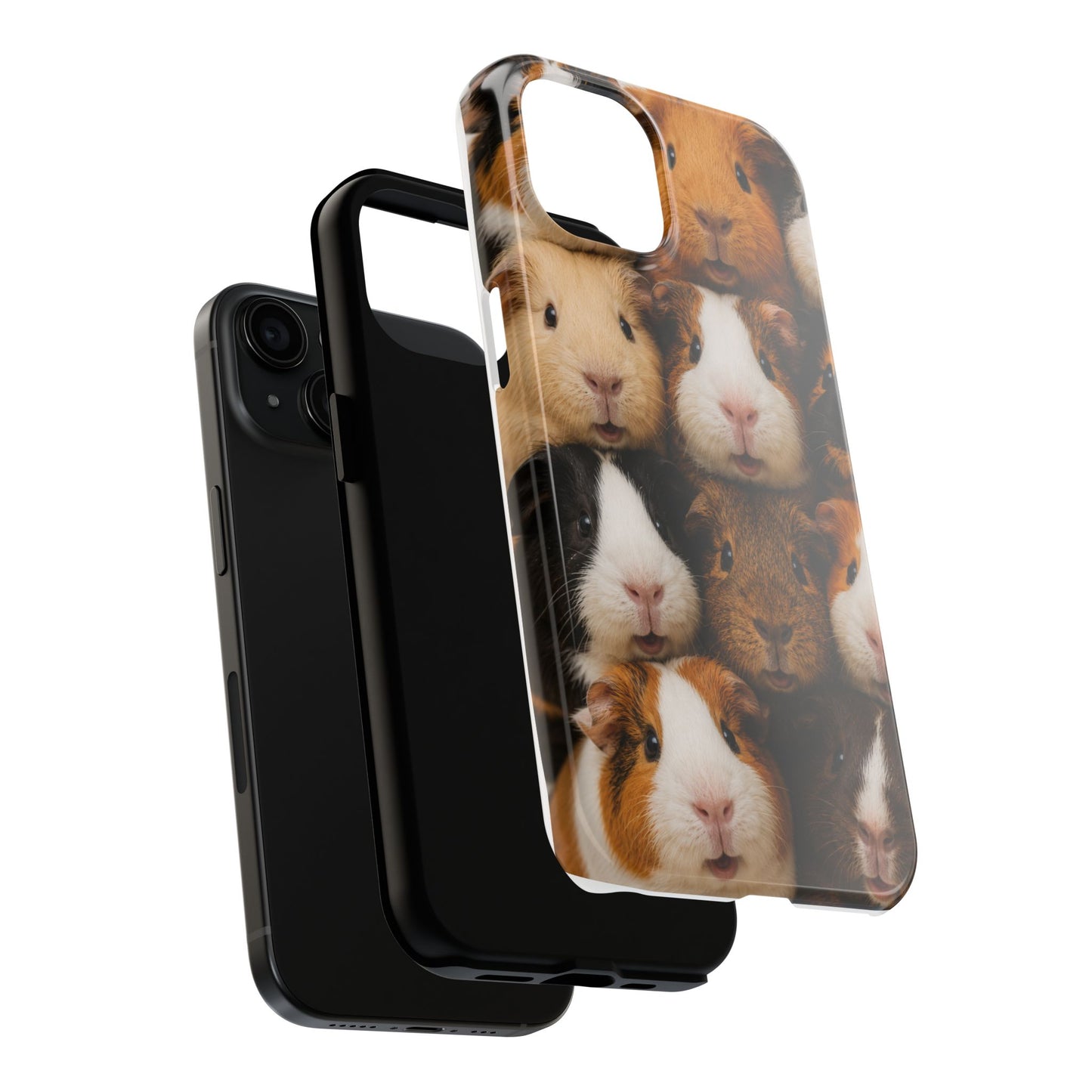 Guinea Pig Collage Tough Phone Case — Cute Small Pet Protective Phone Cover