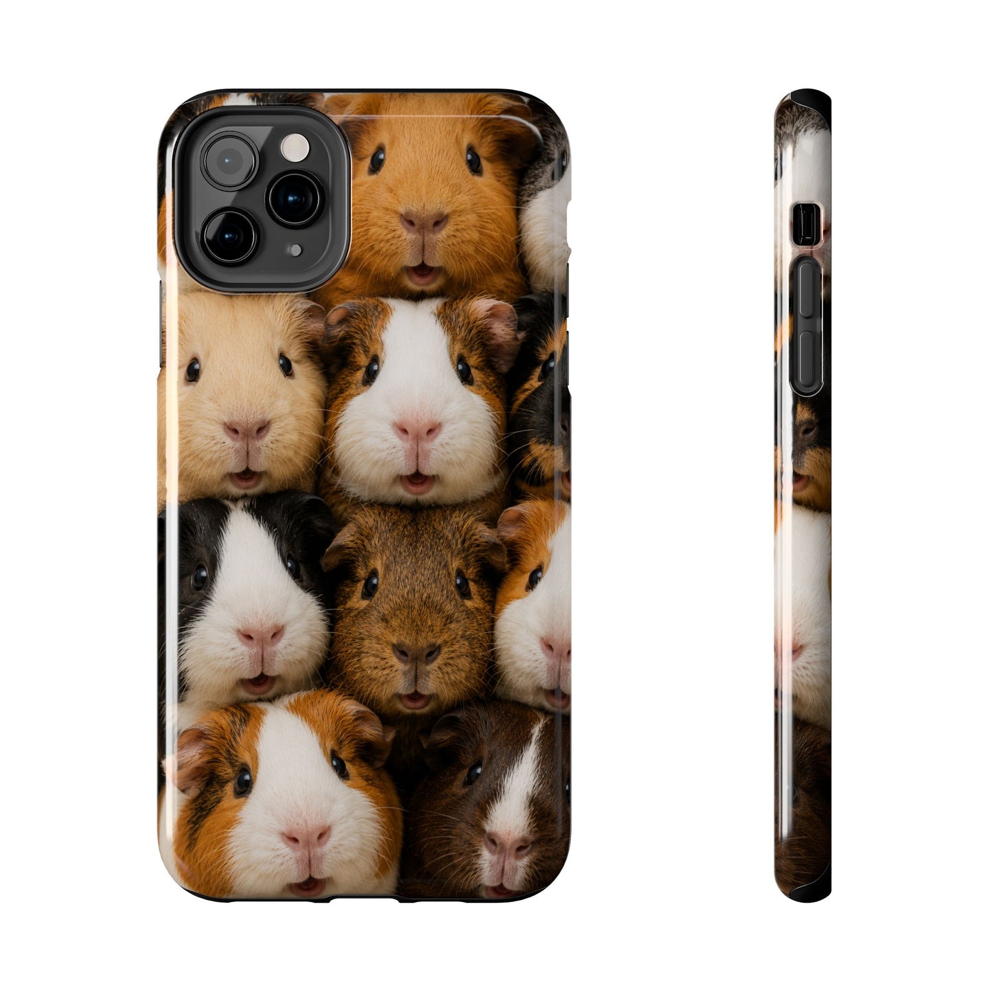 Guinea Pig Collage Tough Phone Case — Cute Small Pet Protective Phone Cover