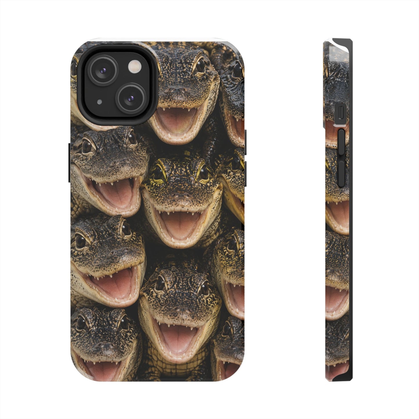 Alligator Smile Tough Phone Case — Funny Gator Print Protective Phone Cover