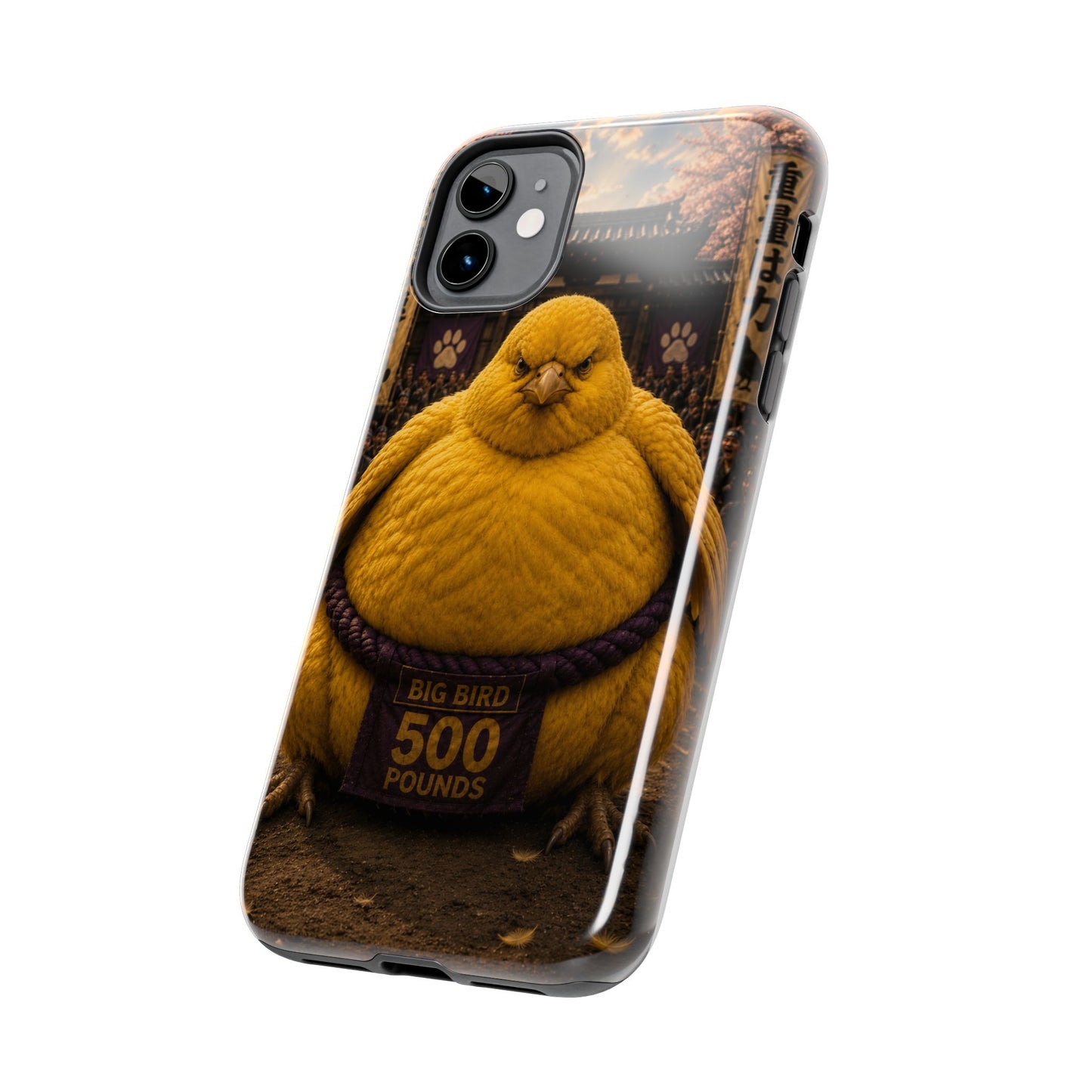 Big Bird Tough Phone Case - 500 Pounds Chubby Bird Protective Cover