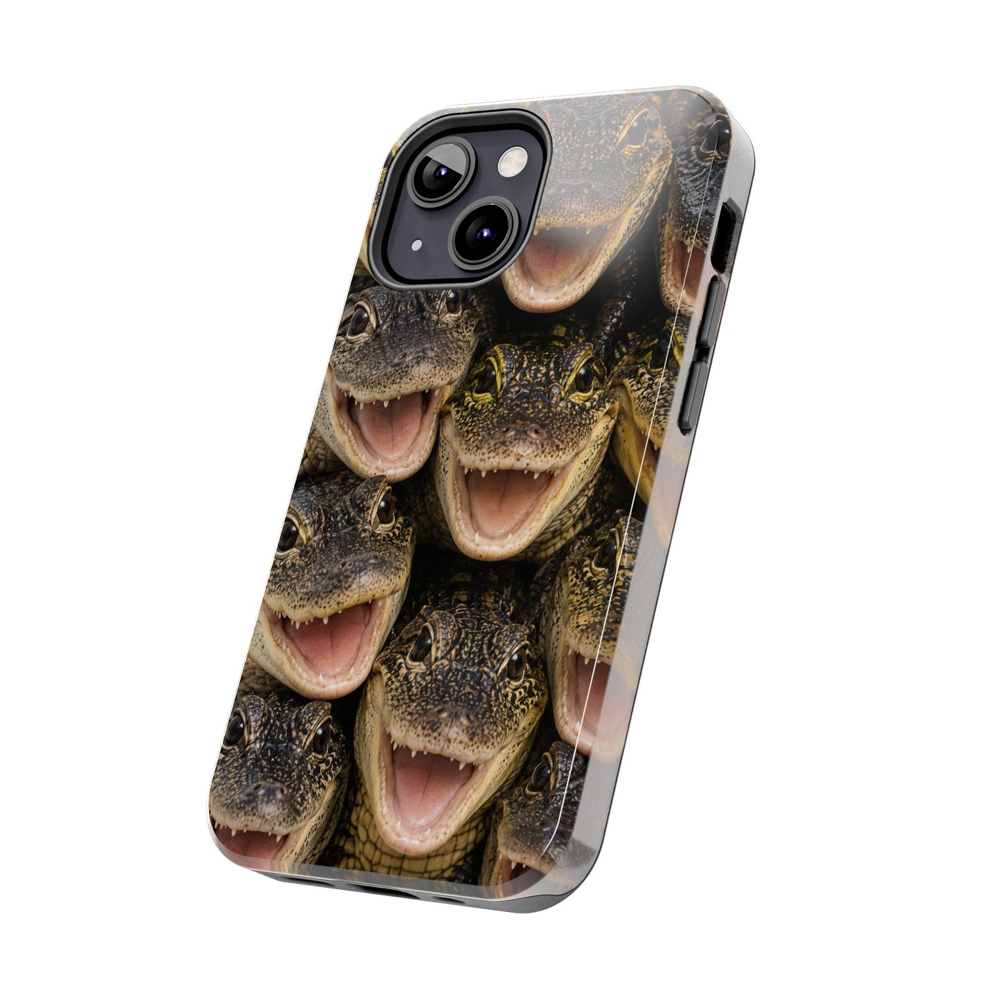 Alligator Smile Tough Phone Case — Funny Gator Print Protective Phone Cover