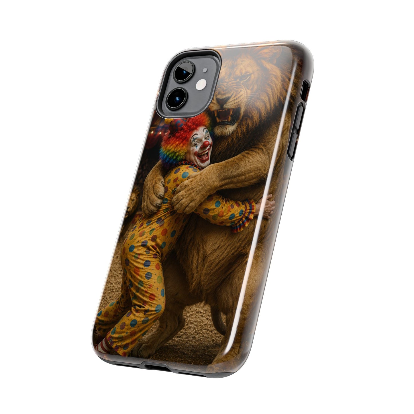 Phone Case — Lion Embrace Clown Tough Protective Case