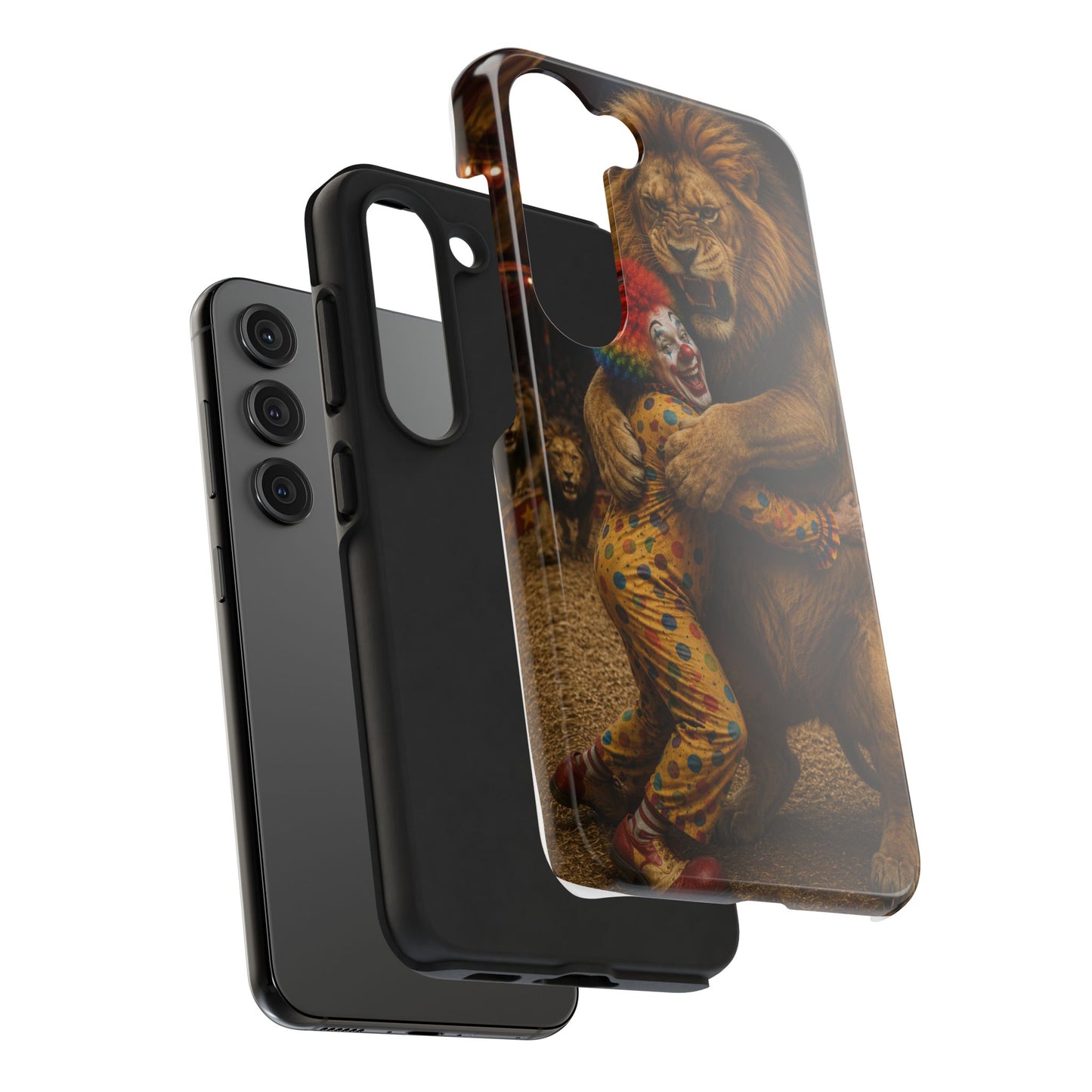 Phone Case — Lion Embrace Clown Tough Protective Case