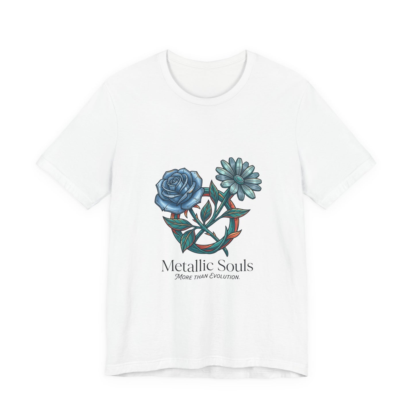 Birth Month Flower Tee | Botanical Watercolor Line Art, Personalized Name