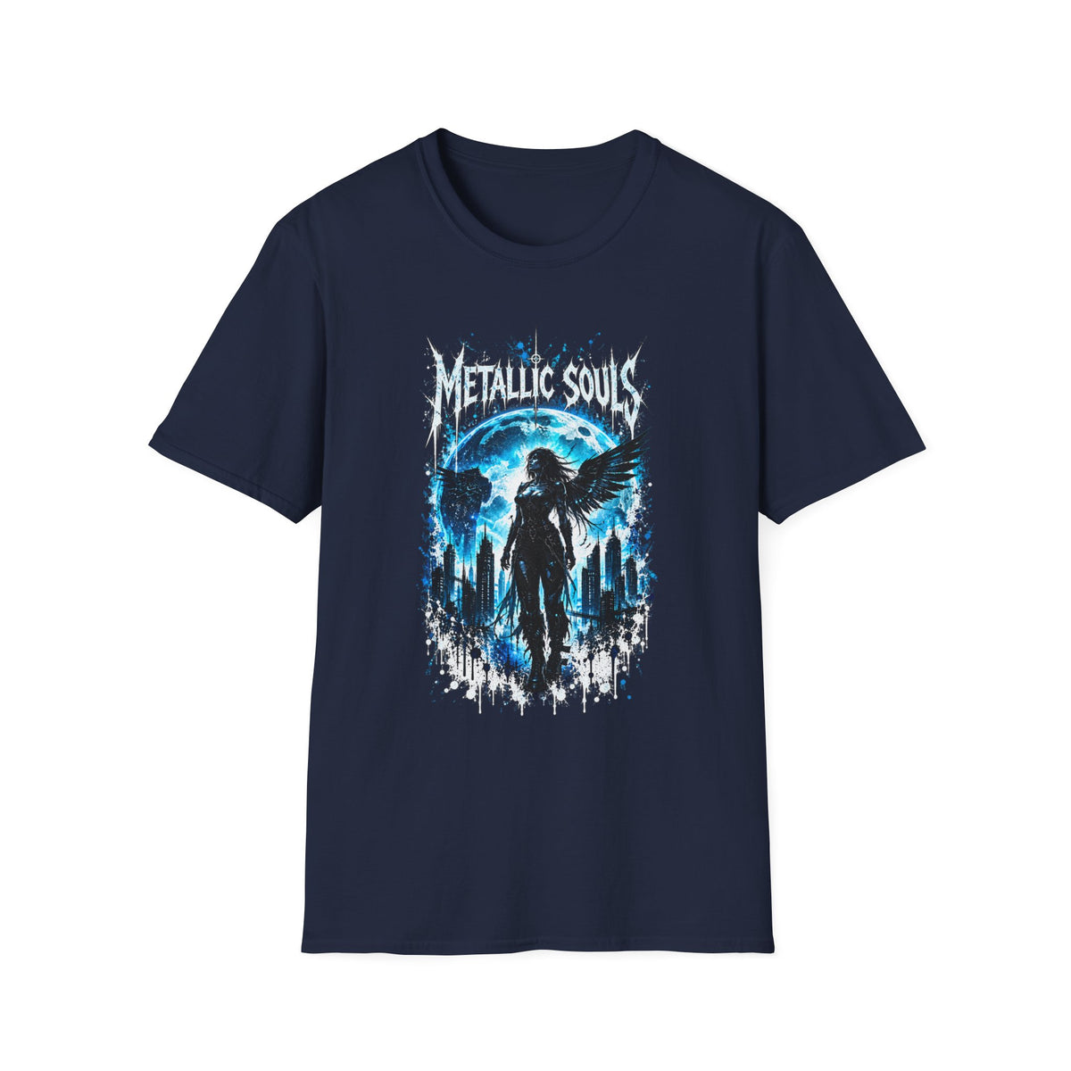 Mystical Blue Raven Forest T-Shirt