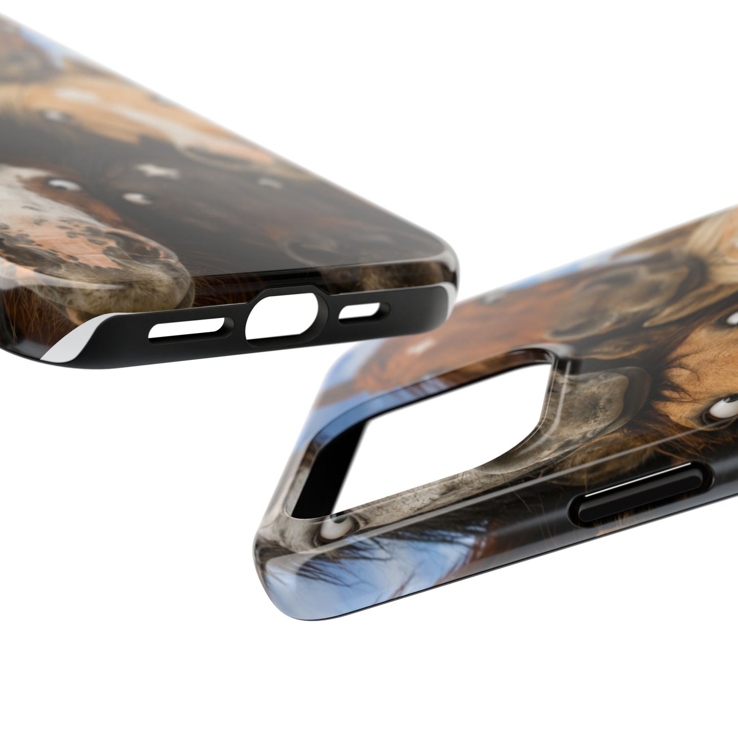 Horse Herd Phone Case — Funny Goofy Horses Tough Protective Cover