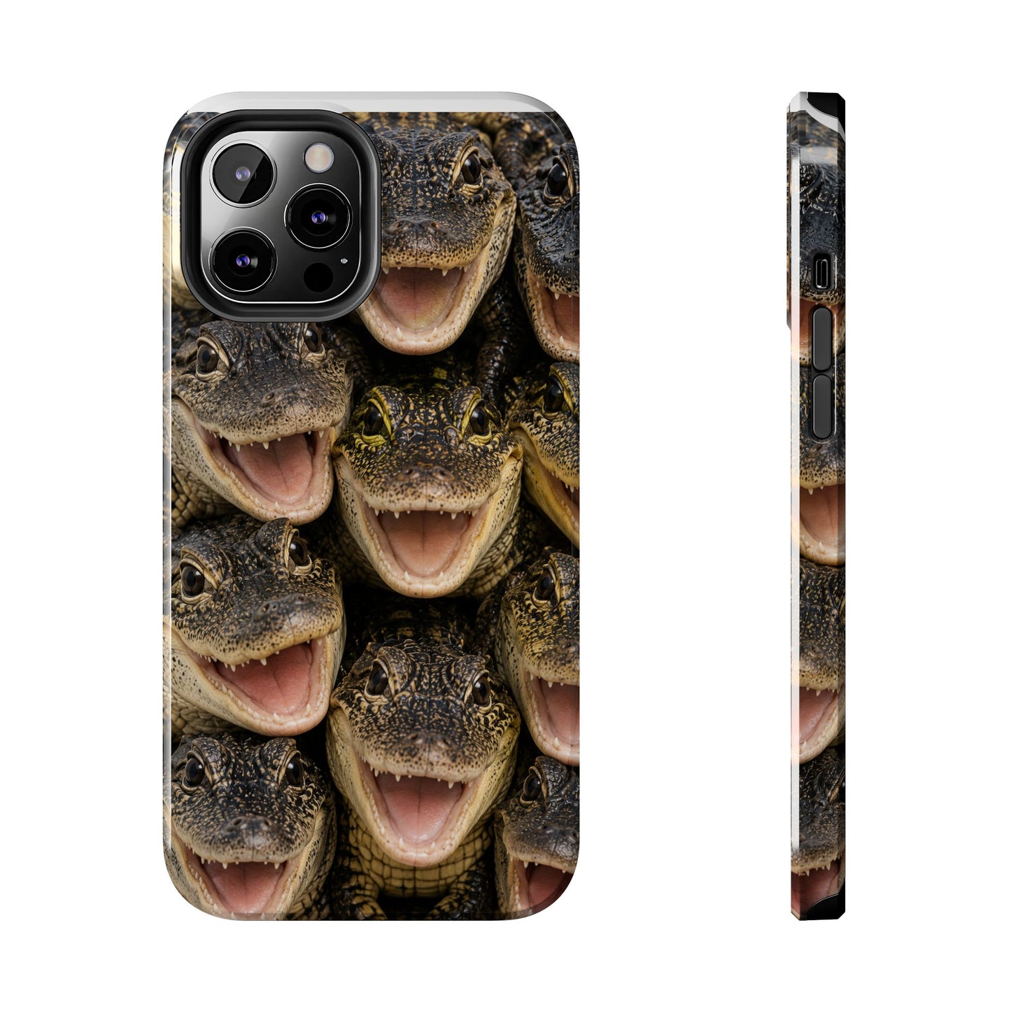 Alligator Smile Tough Phone Case — Funny Gator Print Protective Phone Cover